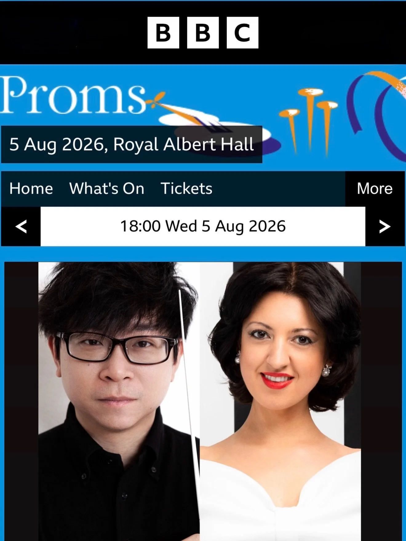 🎟️🎫 Today, tickets go on sale for my BBC Proms debut at the Royal Albert Hall&hellip; and I honestly don&rsquo;t quite have the words 🙏

When I first arrived in the UK at 17 with a small suitcase and a big dream, I could never have imagined this m