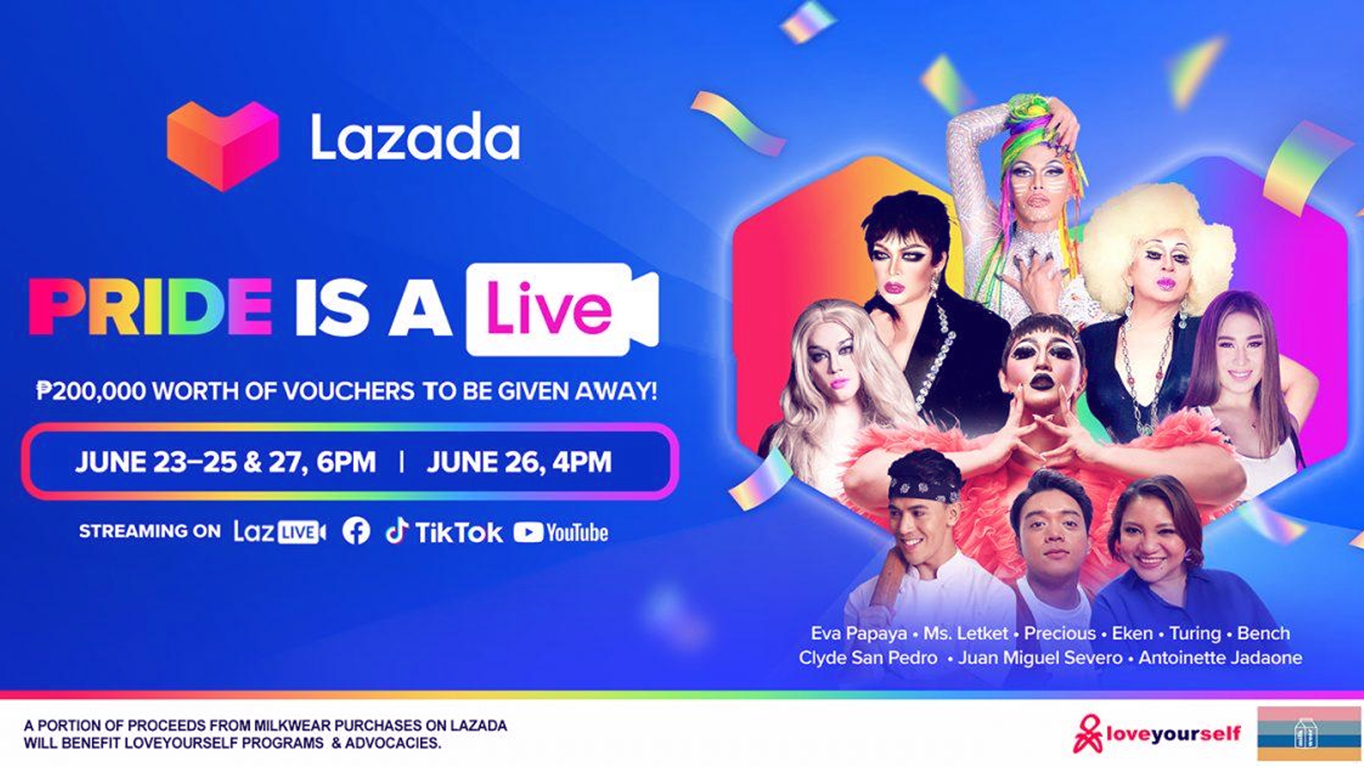 Lazada x Love Yourself Campaign banner