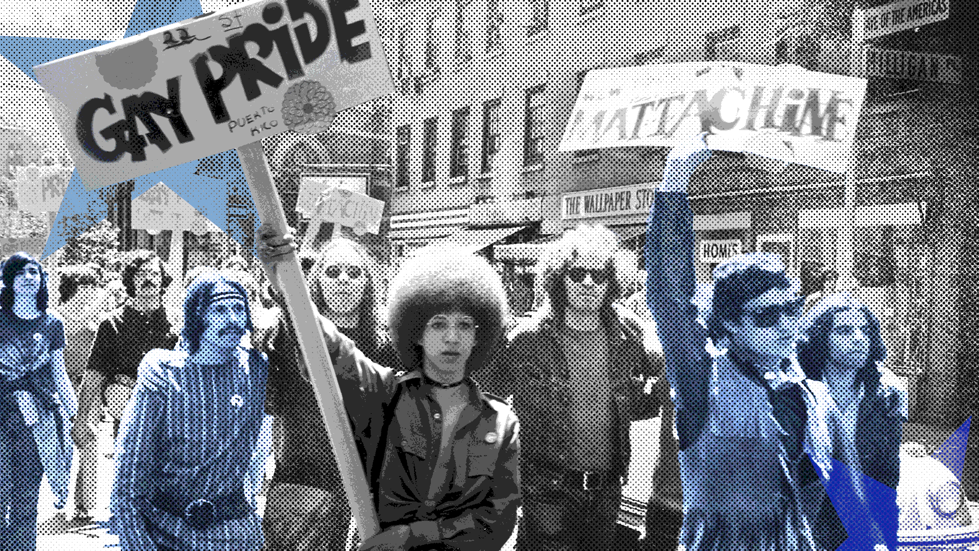 Historical photos of pride march