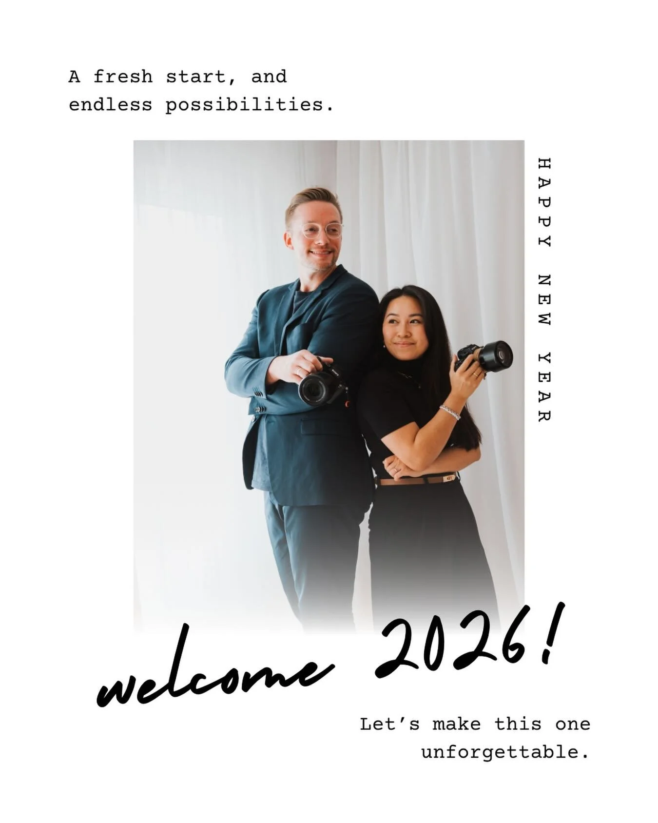 Grateful. That&rsquo;s the word that keeps coming back to us.
Every wedding, every session, every story we get to capture is a privilege and it&rsquo;s because of YOU ✨🤍 Thank you!

To all our amazing couples, families and collaborators:
thank you f