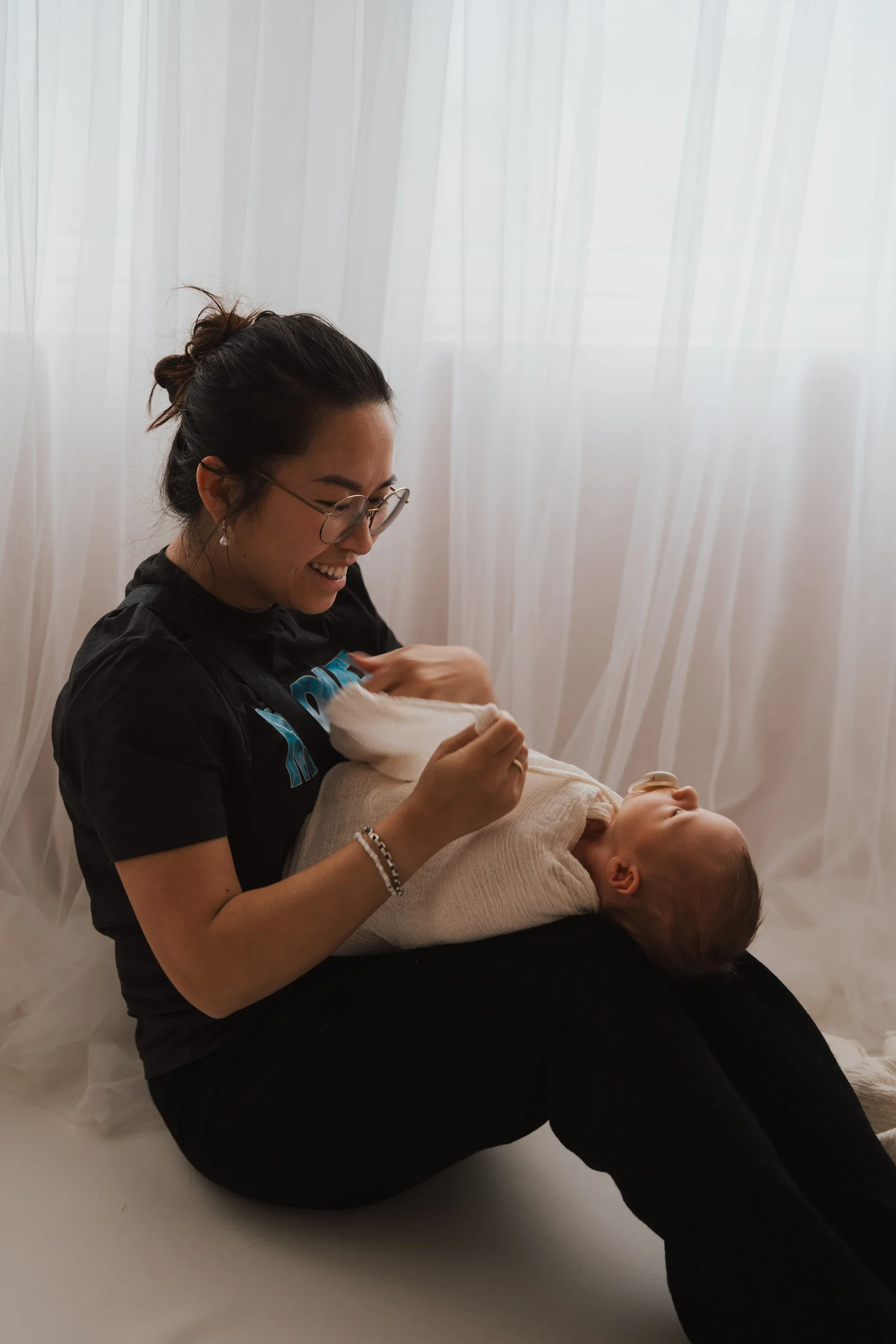 Fotograf wrape baby for nyfødtfoto