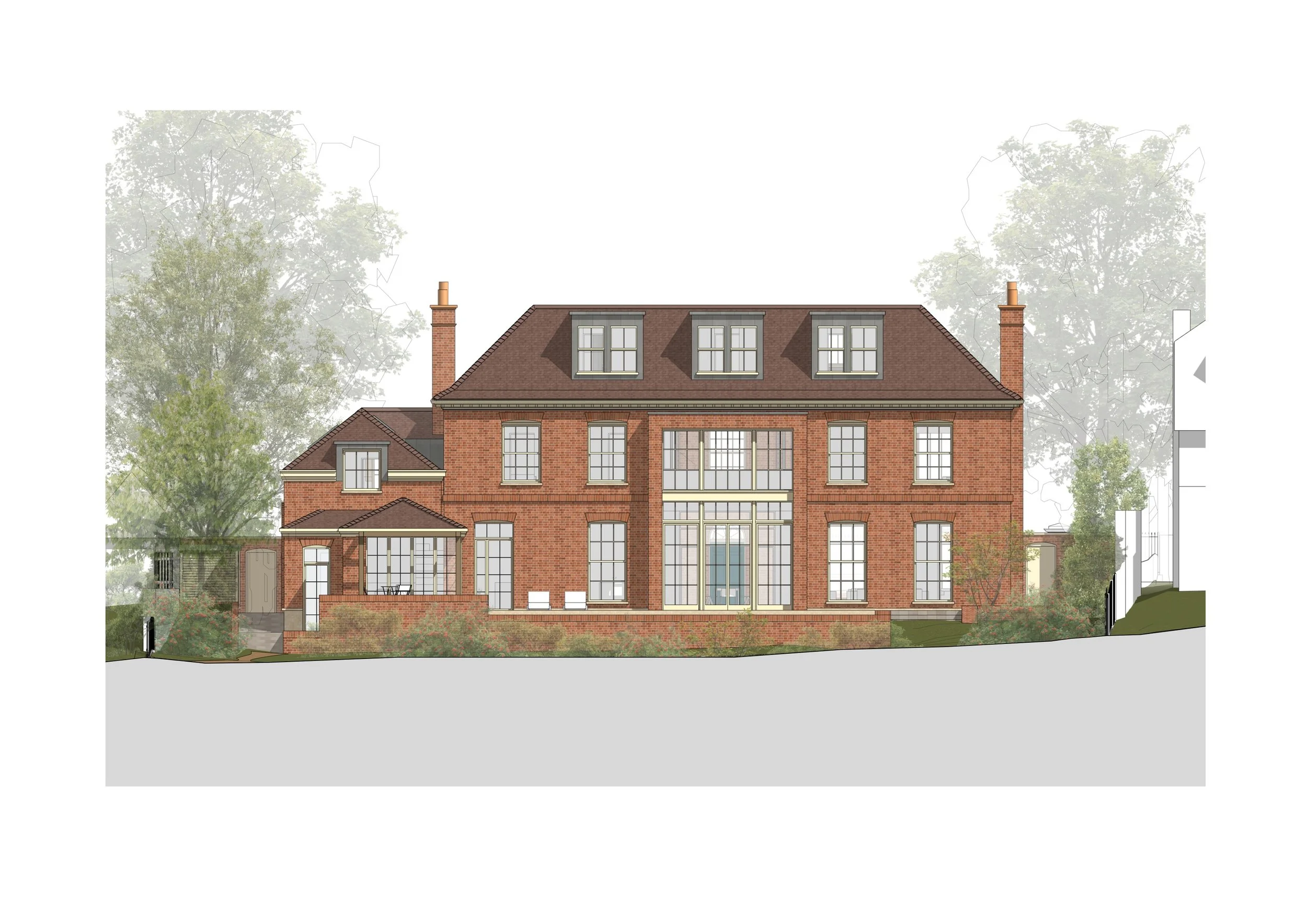 098 Proposed Rear Elevation - Colour.jpg