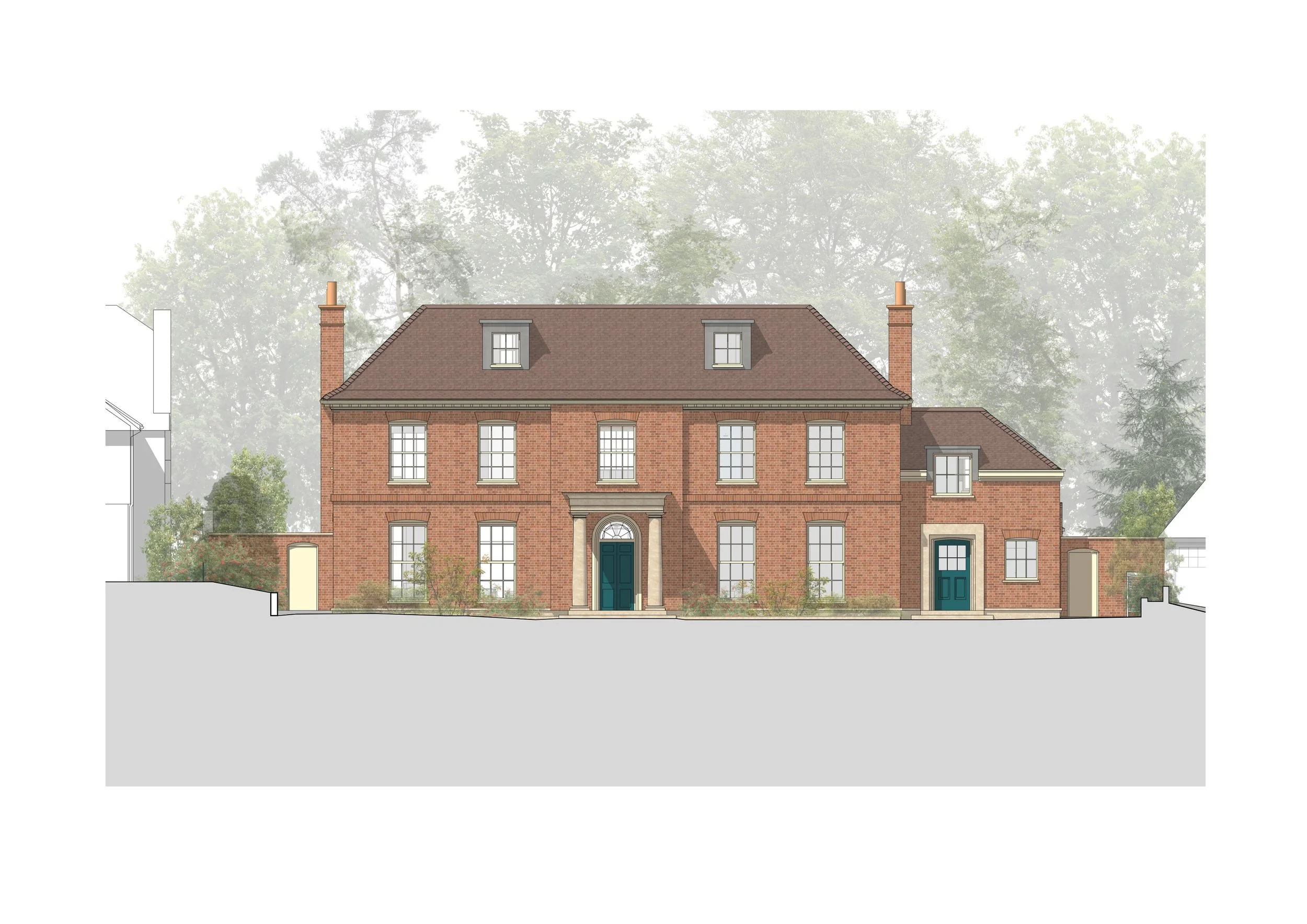 098 Proposed Front Elevation - Colour.jpg