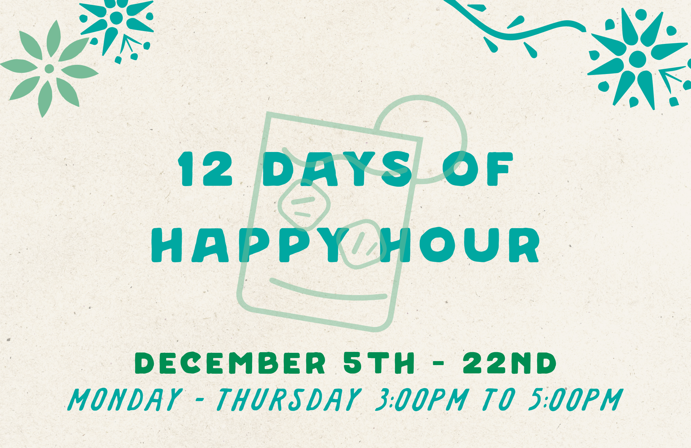 12 Days of Happy Hour