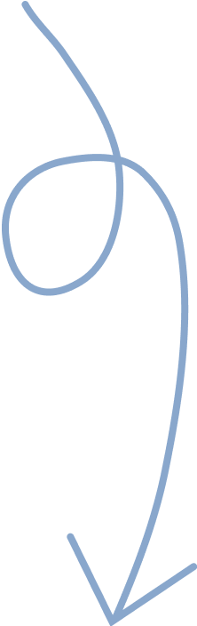 Blue shoelace with a loop and end pointing downward, set against a black background.