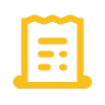 Icon of a document with lines and checkboxes, resembling a checklist or form.