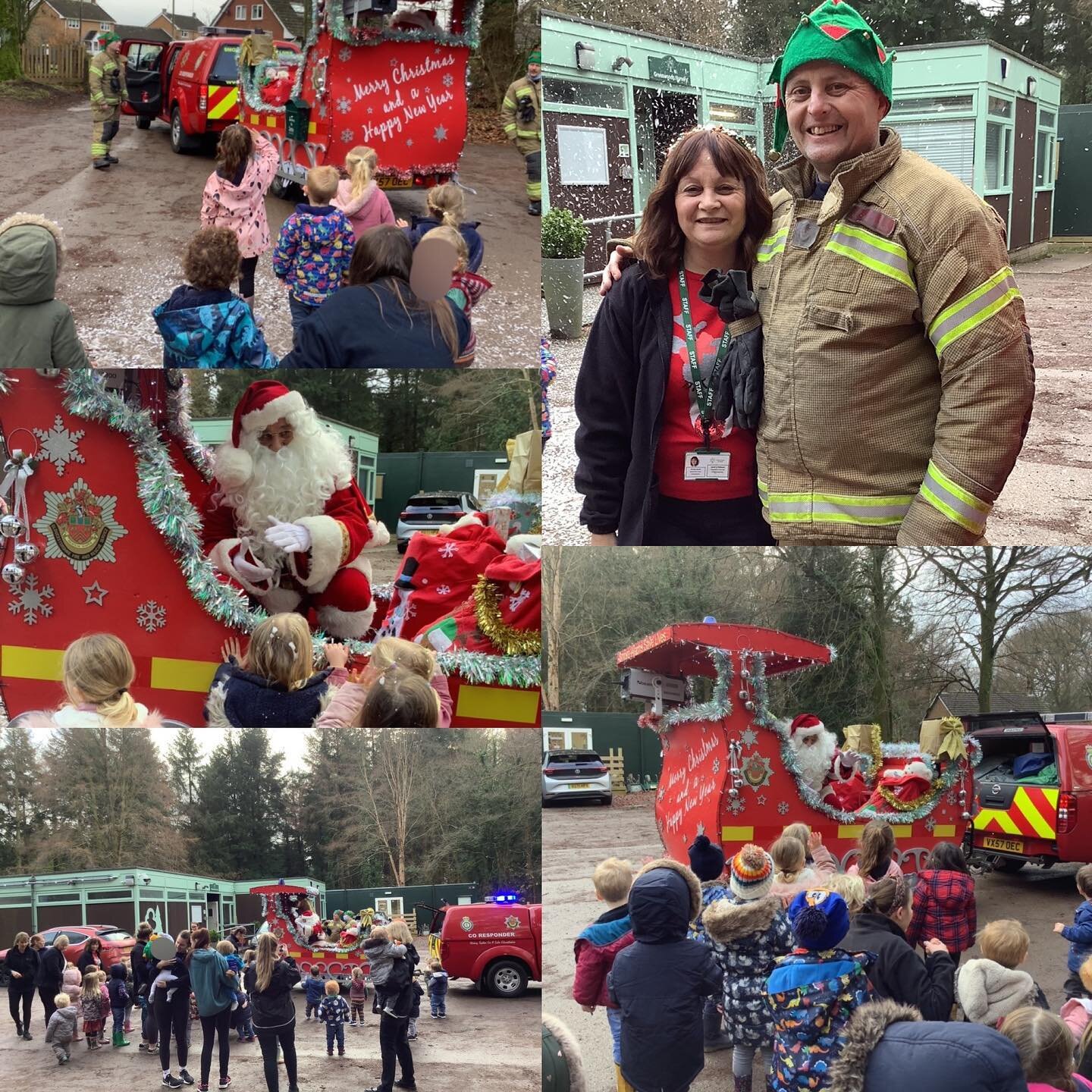 We had a special visitor here at Greenwoods this morning ⭐️ A big thank you to Coleford fire crew for spreading some festive cheer 🎅 The children absolutely loved it 😀