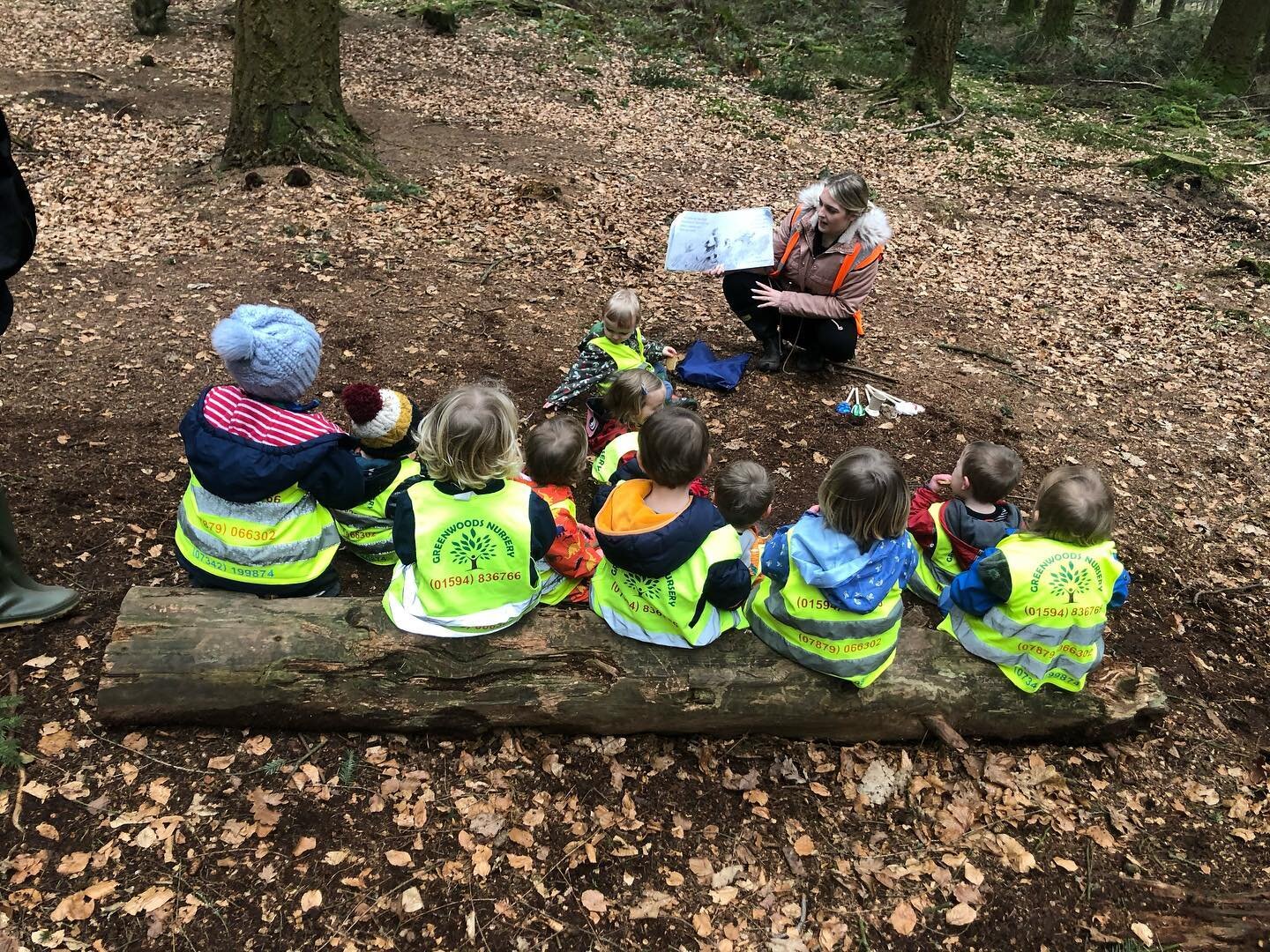 We love our surrounding woodland. Reading &amp; re-acting a popular story the children choose within our sycamore class! 🌿