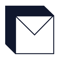 Geometric drawing of an outline square with sections divided by vertical, horizontal, and diagonal lines.