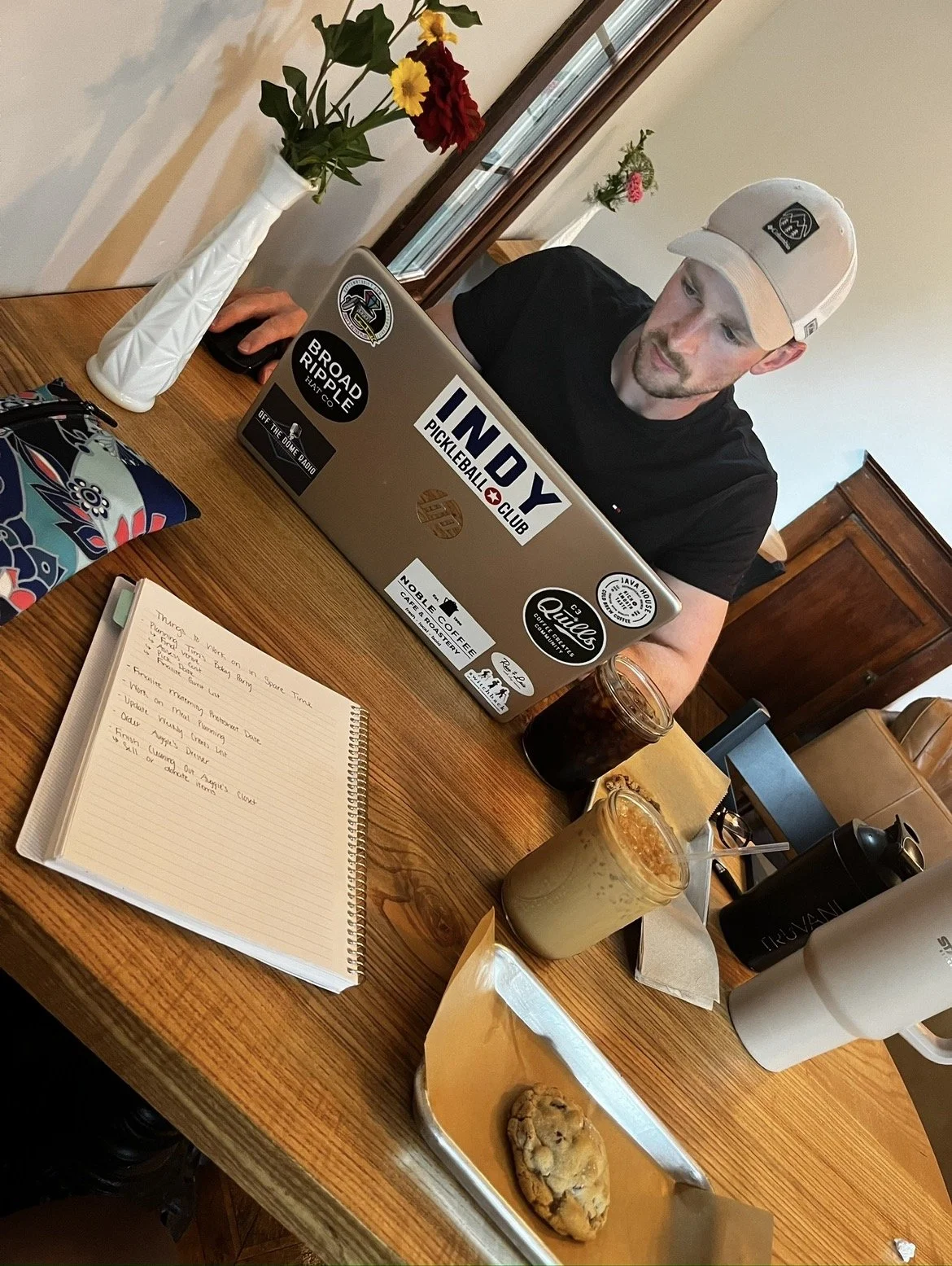 Tim Ahlersmeyer working on a client's career coaching and job search strategy