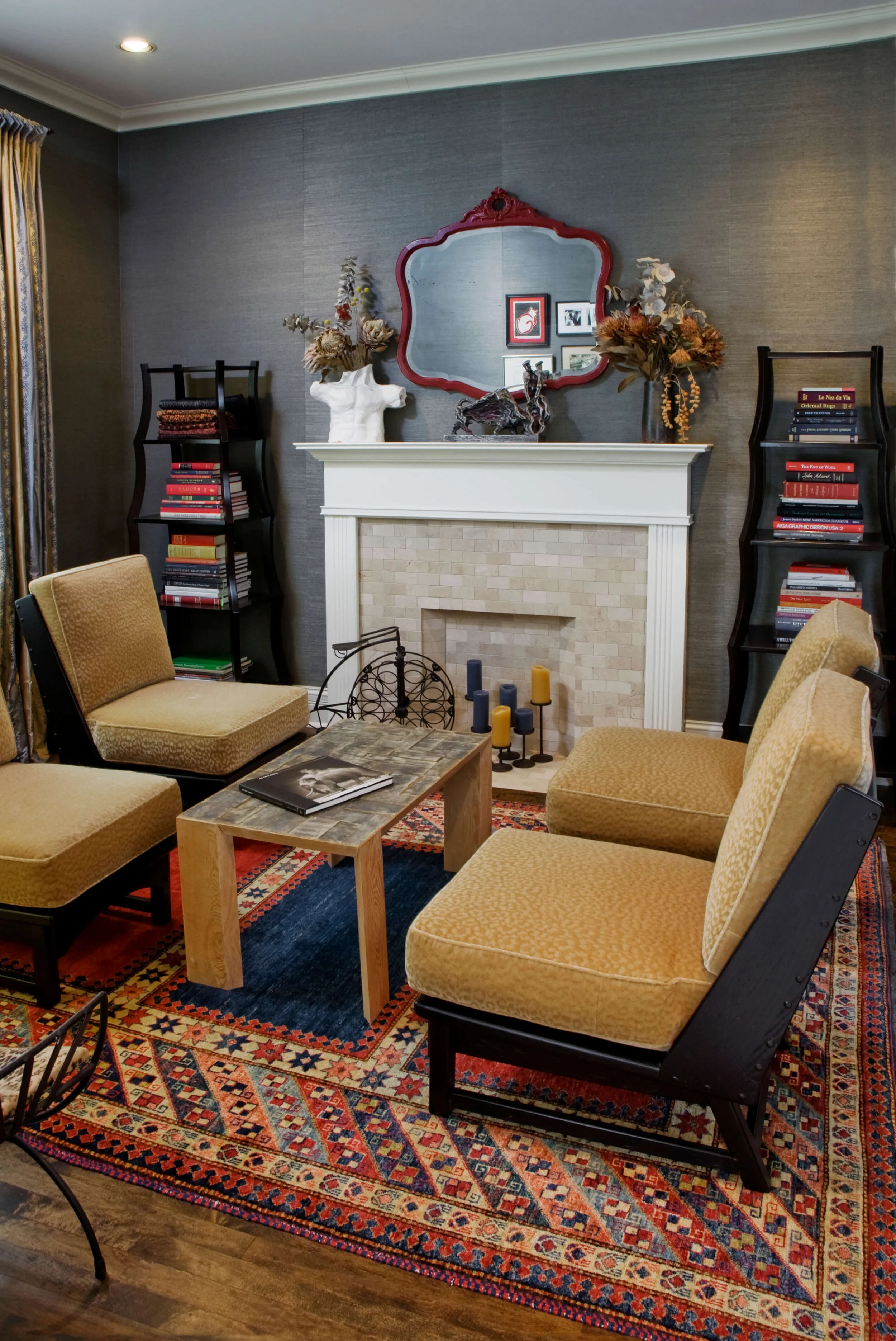 Eclectic living room