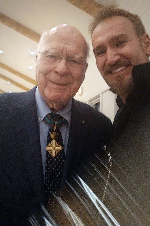 With US Senator Patrick Leahy