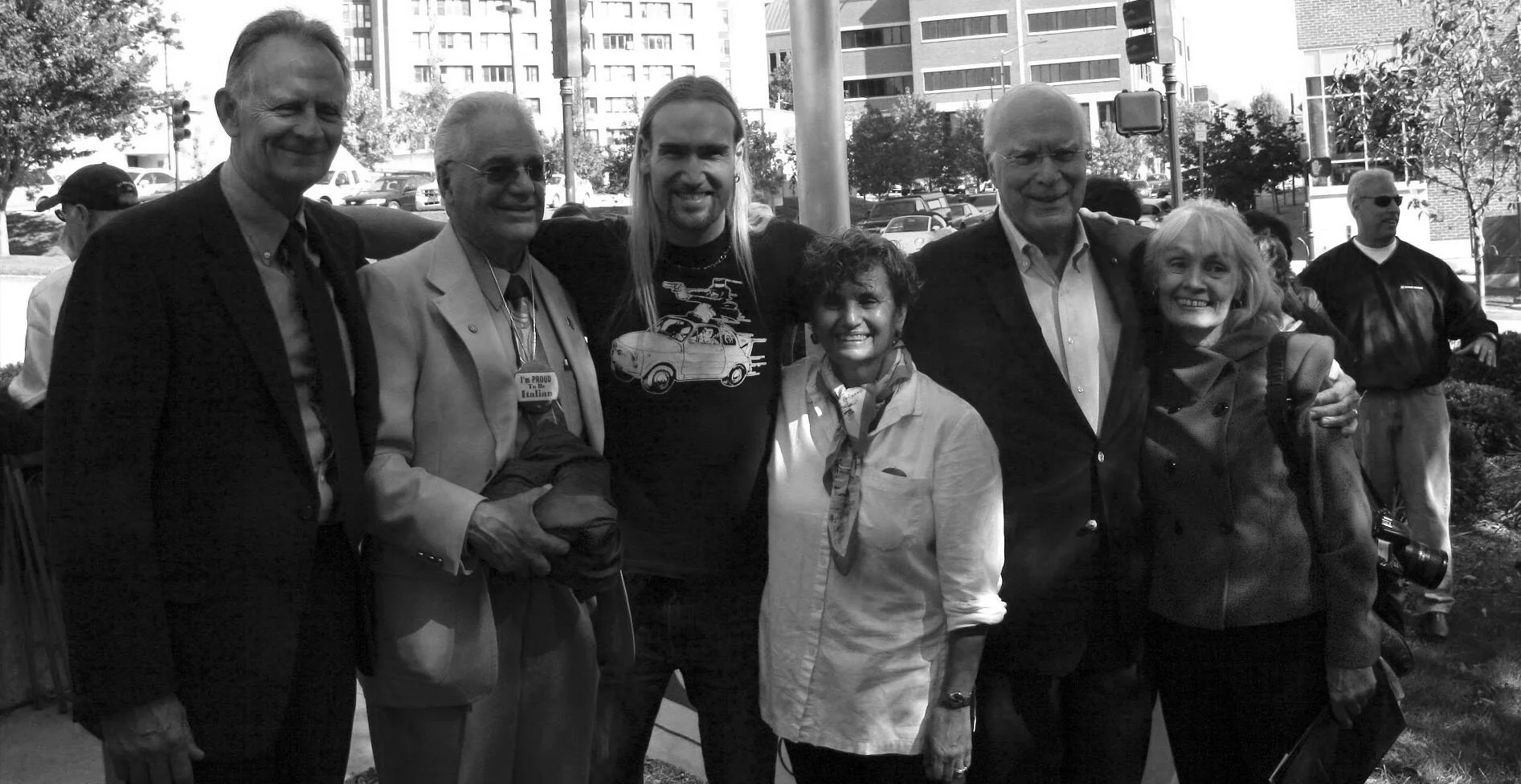 With Senator Pat Leahy, Mayor Bob Kiss, and Adele Dienno on the Founding of VT Little Italy