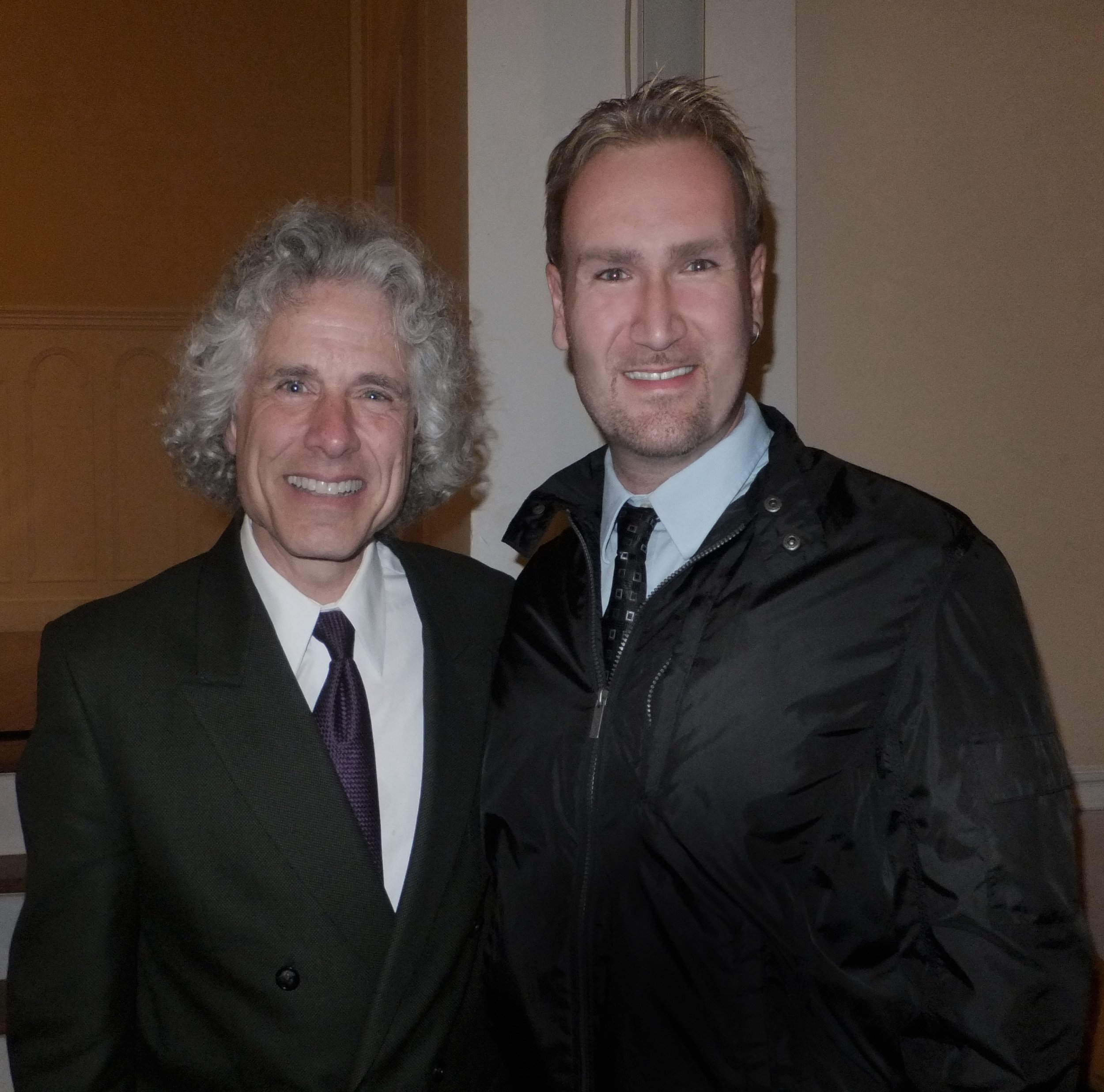 With Steven Pinker, Harvard University