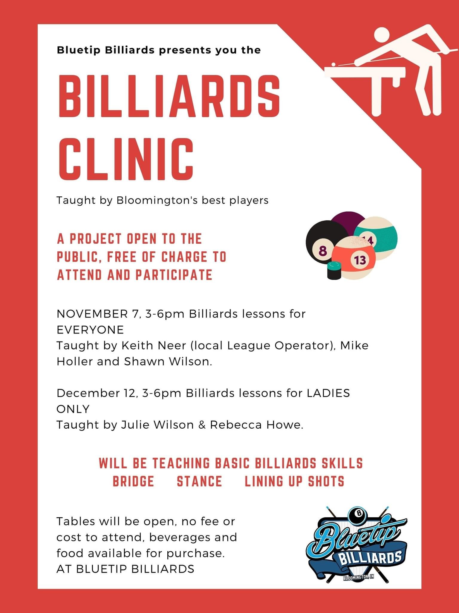 Billiards Lessons for Everyone