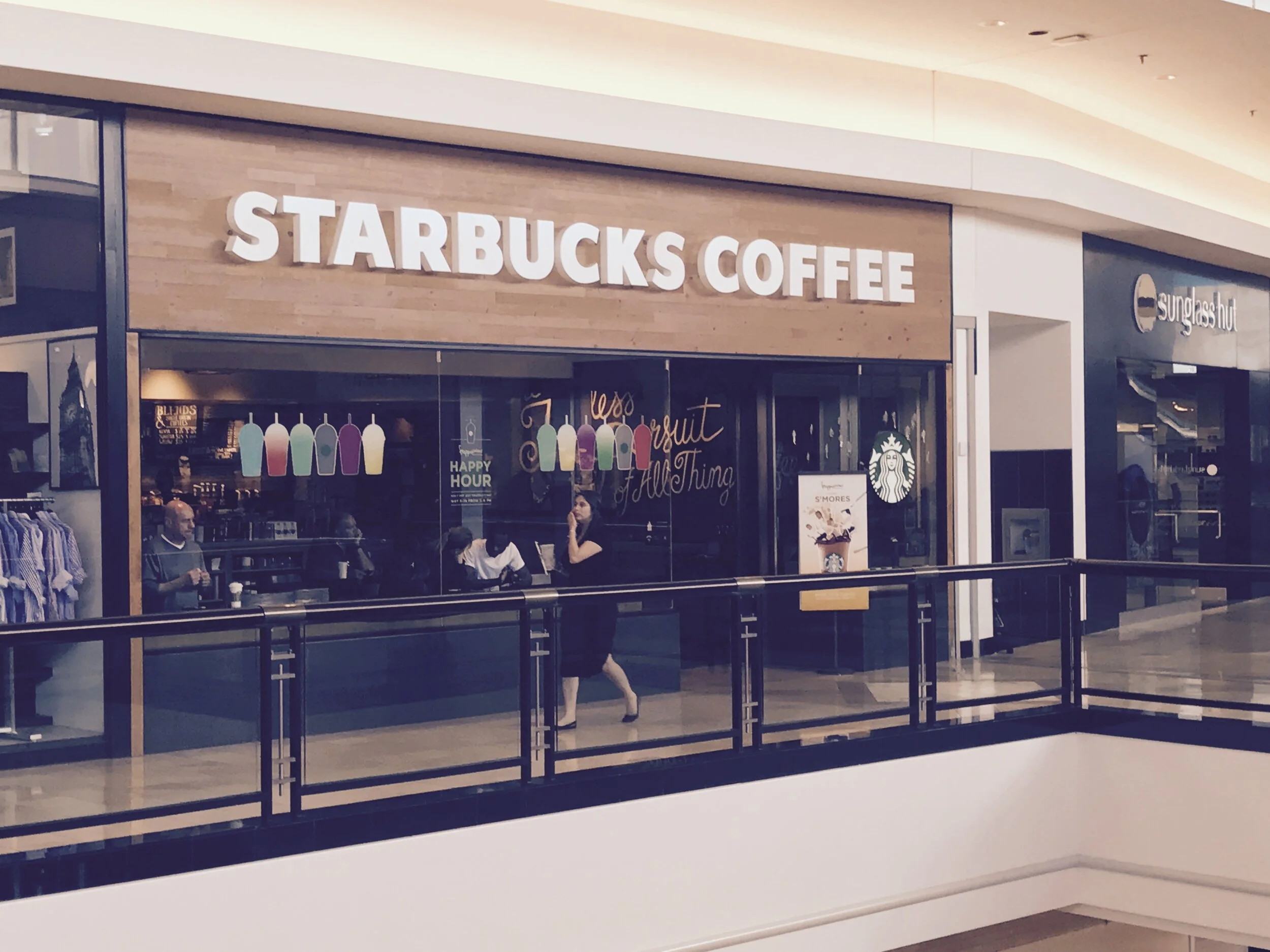 Starbucks Coffee Signage.