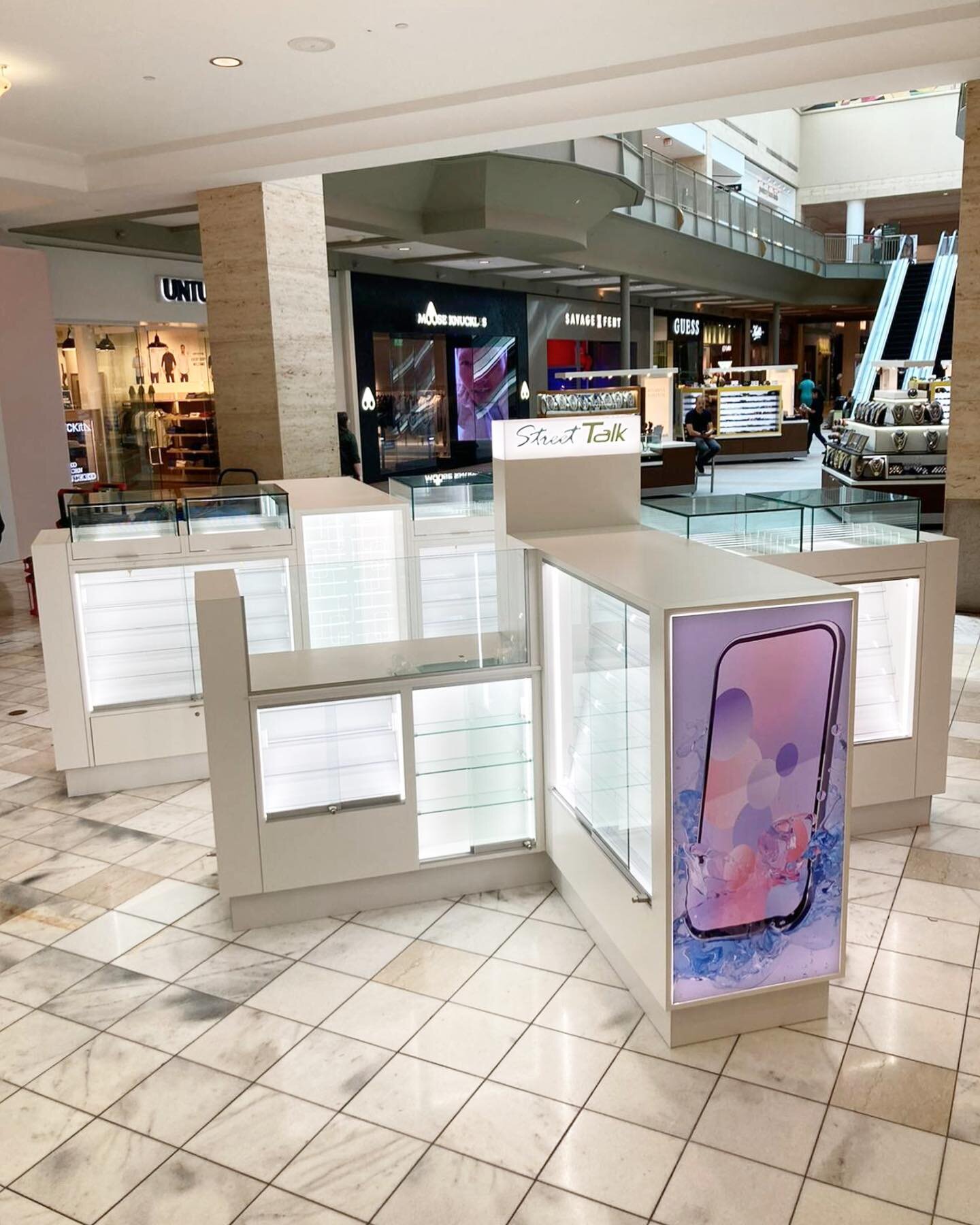 Street Talk kiosk installed @lenoxsqmall