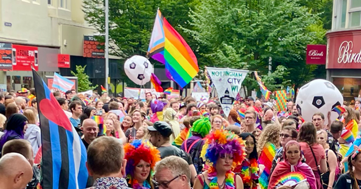 Peppermint at Nottingham Pride