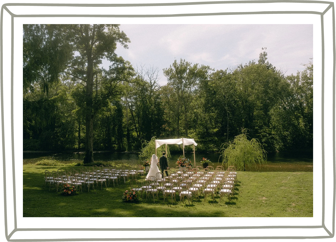 Luxury tented wedding reception Hudson Valley Service Matters North East