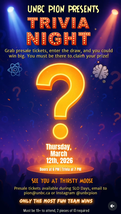 UNBC PION Trivia Night