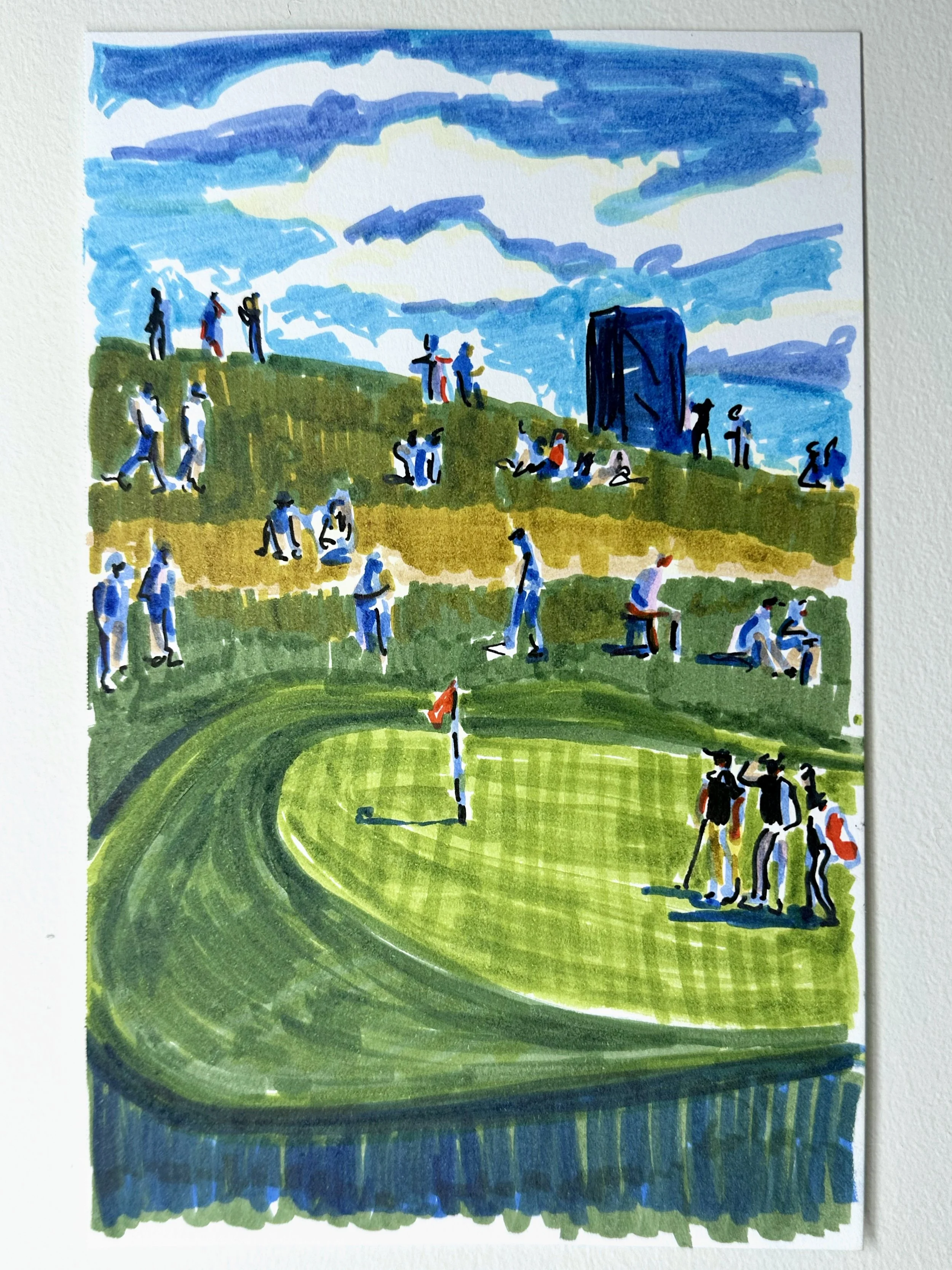 US Open at Shinnecock Hills Hole 14 (ii)