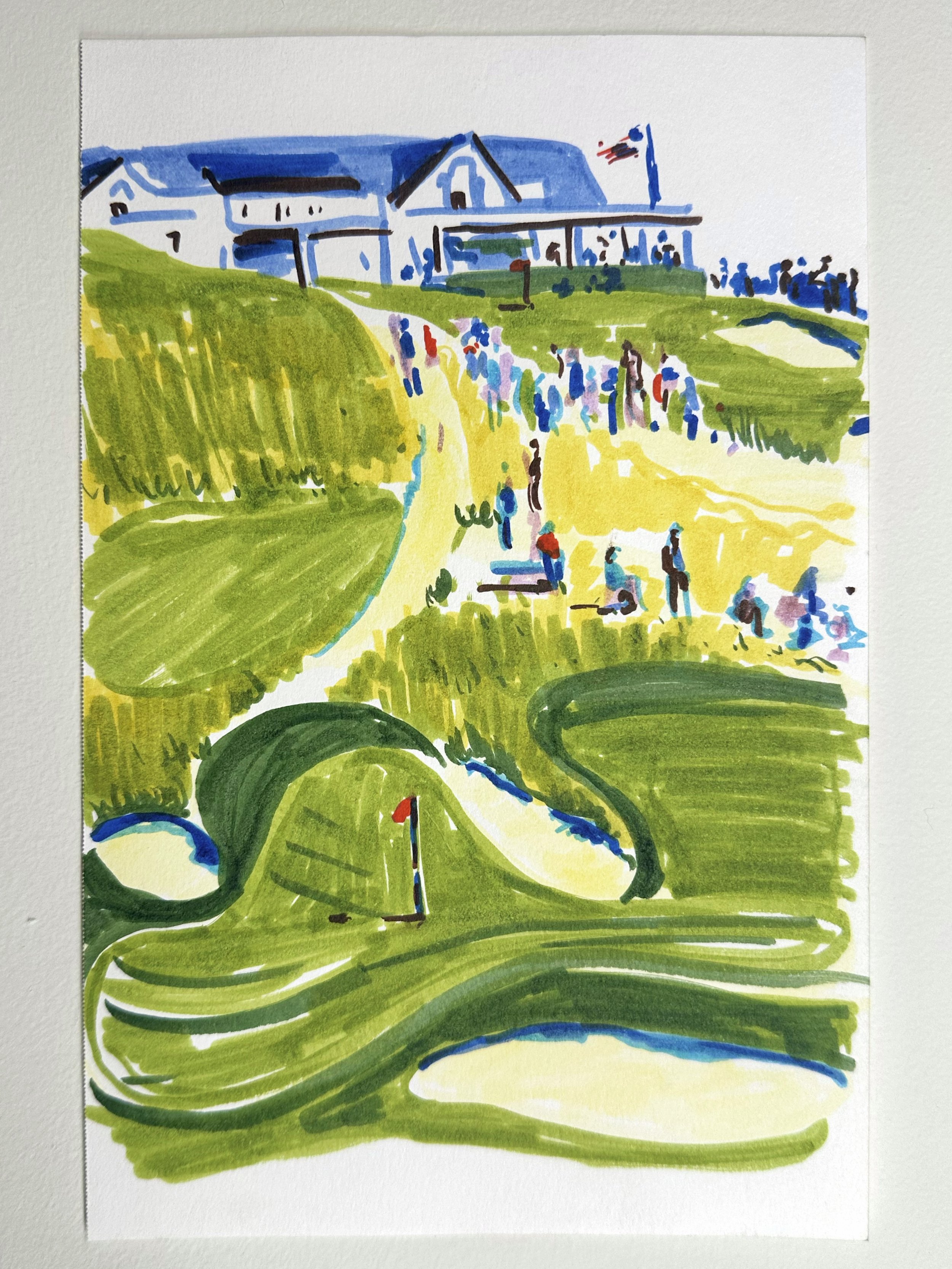 US Open at Shinnecock Hills Hole 18