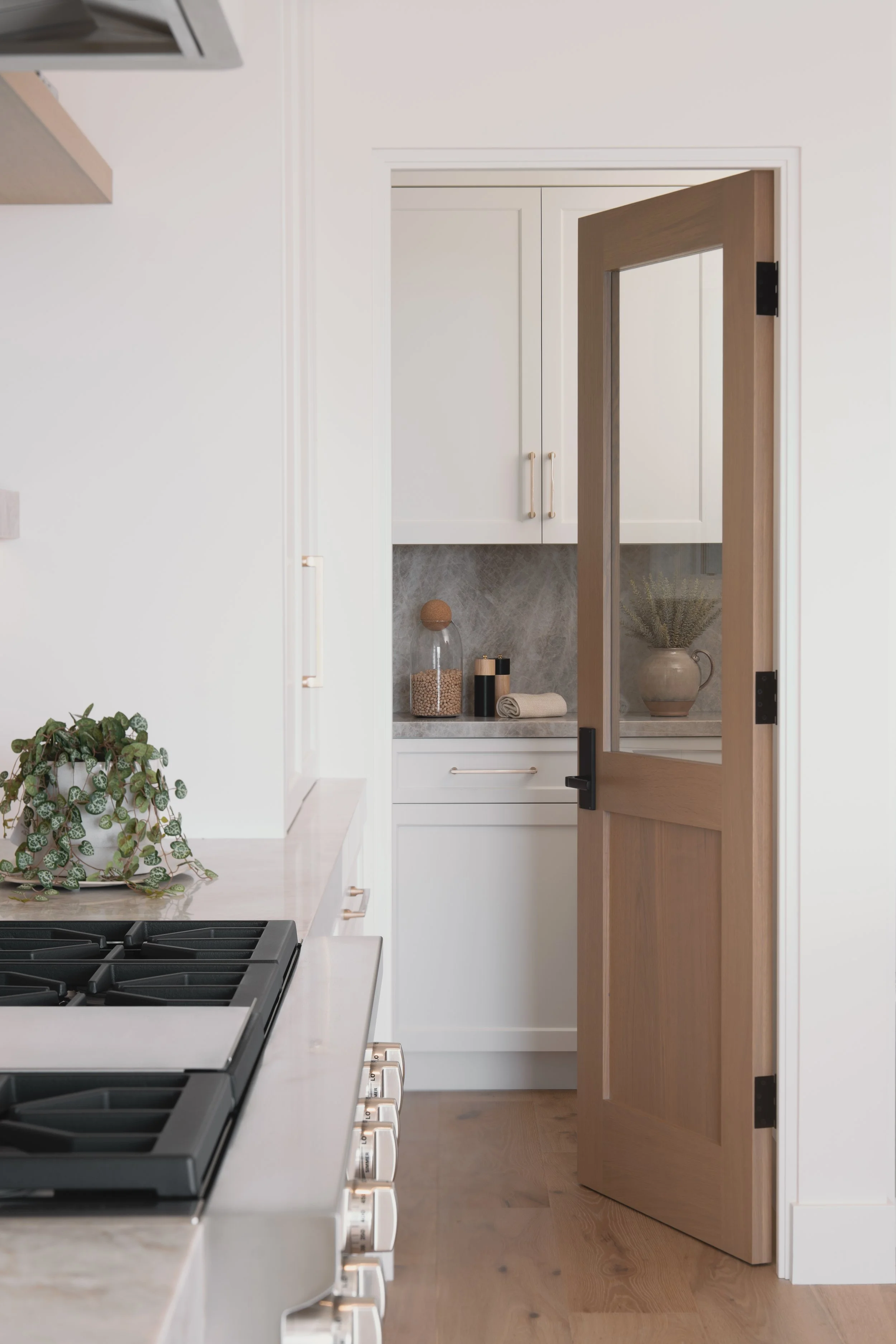 Custom kitchen and pantry remodel in a simplistic traditional style in Dana Point, CA