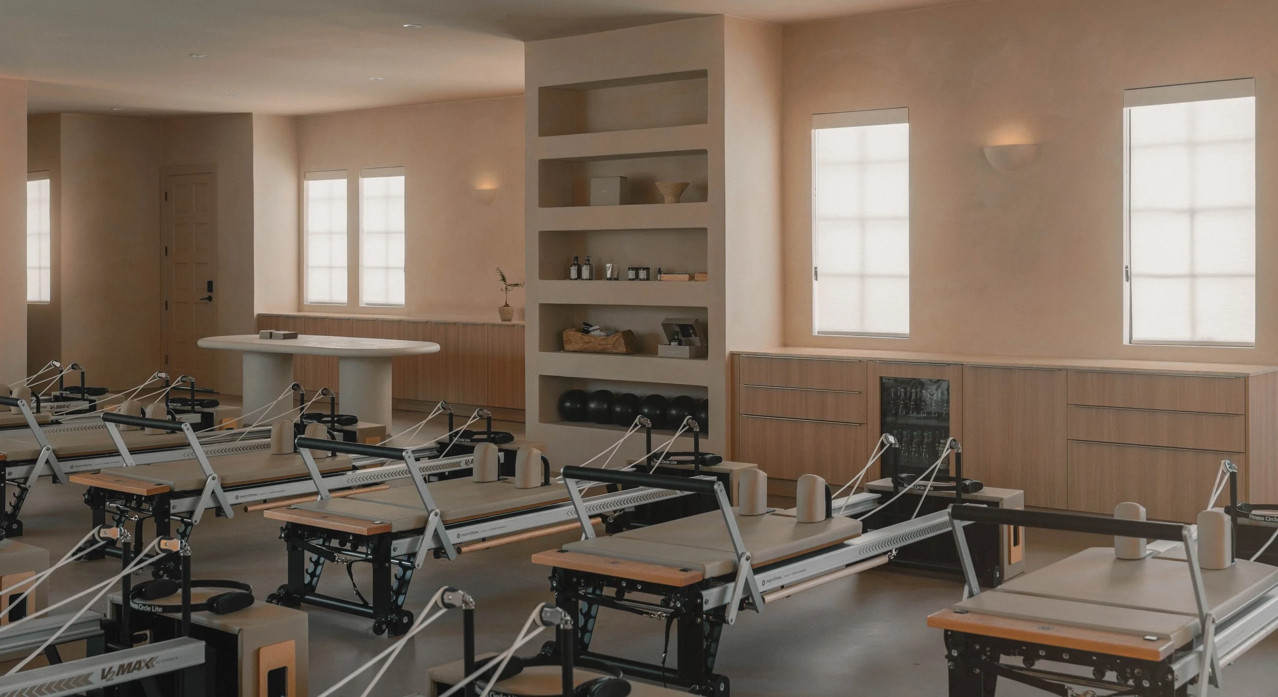 Jonathons Coastal Living interior design remodel for Anodetome Pilates Studio in Newport Beach, Orange County, CA