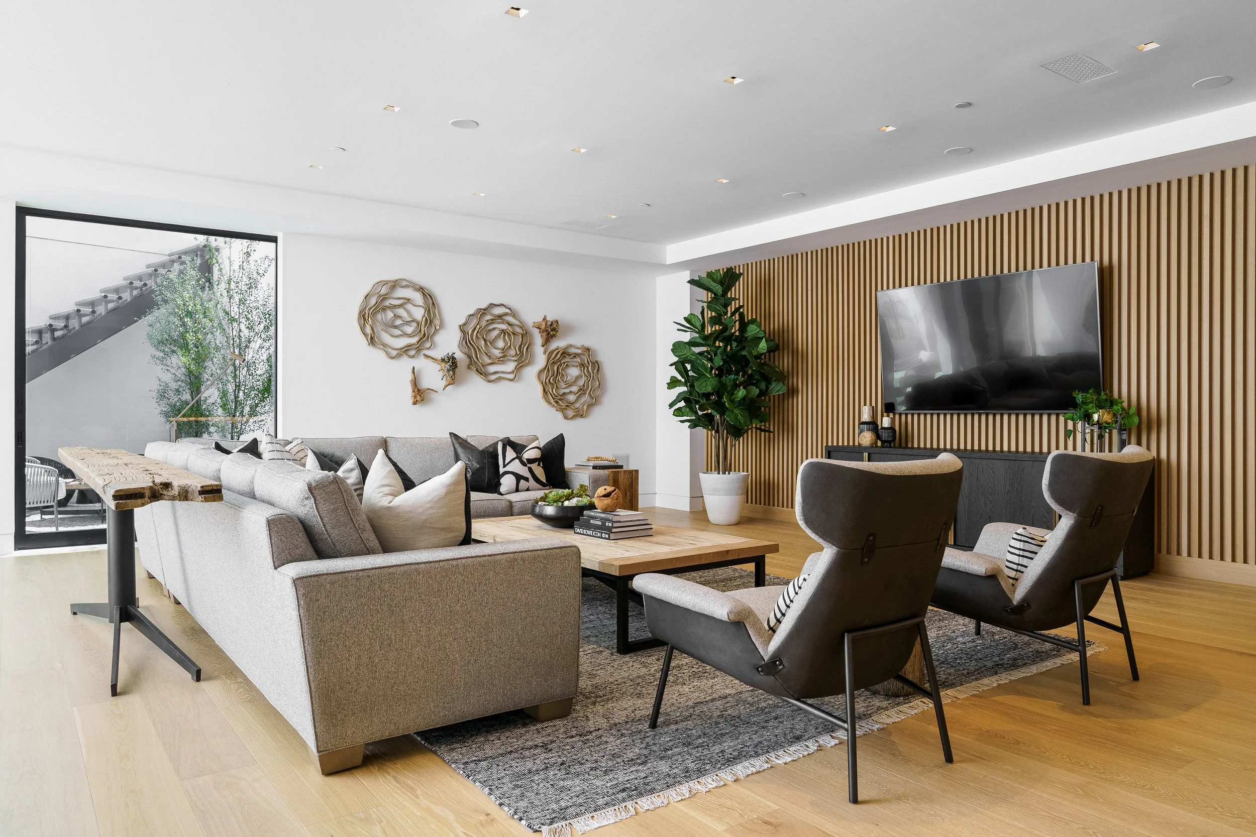 Modern coastal living room