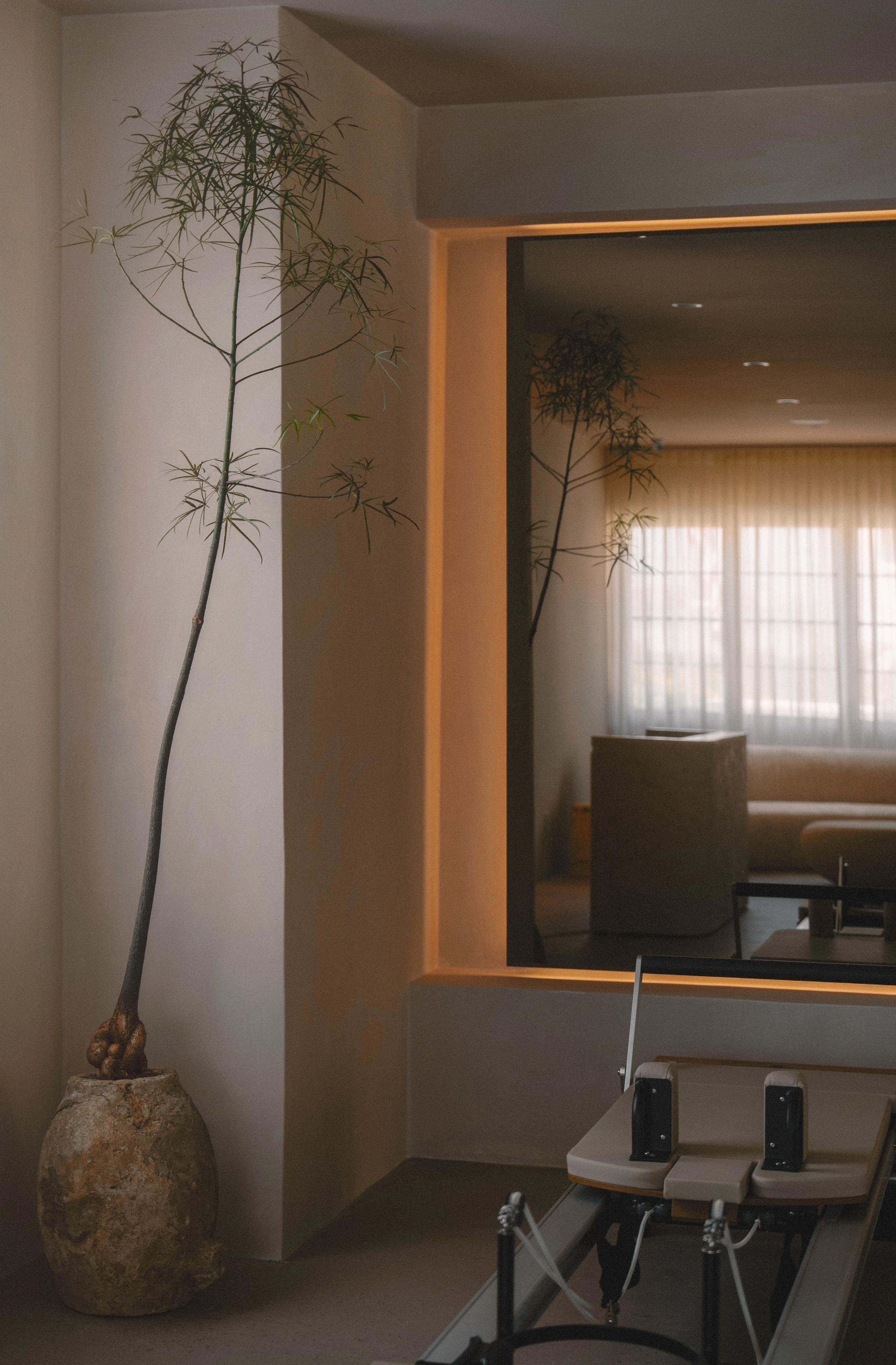 Jonathons Coastal Living interior design remodel for Anodetome Pilates Studio in Newport Beach, Orange County, CA