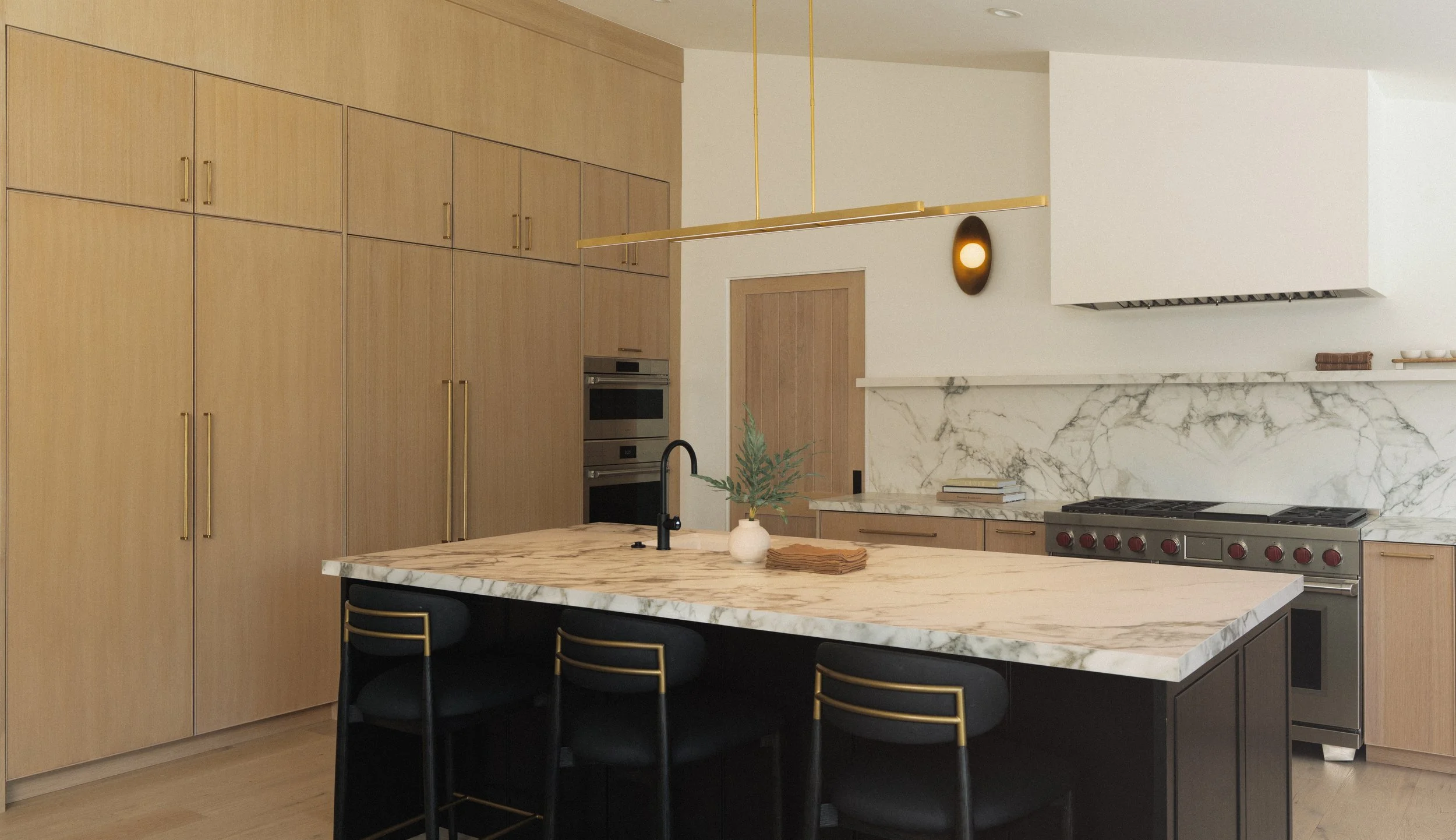 Jonathons Coastal Living interior design custom kitchen remodel showcasing modern and sleek design in Costa Mesa, Orange County, CA