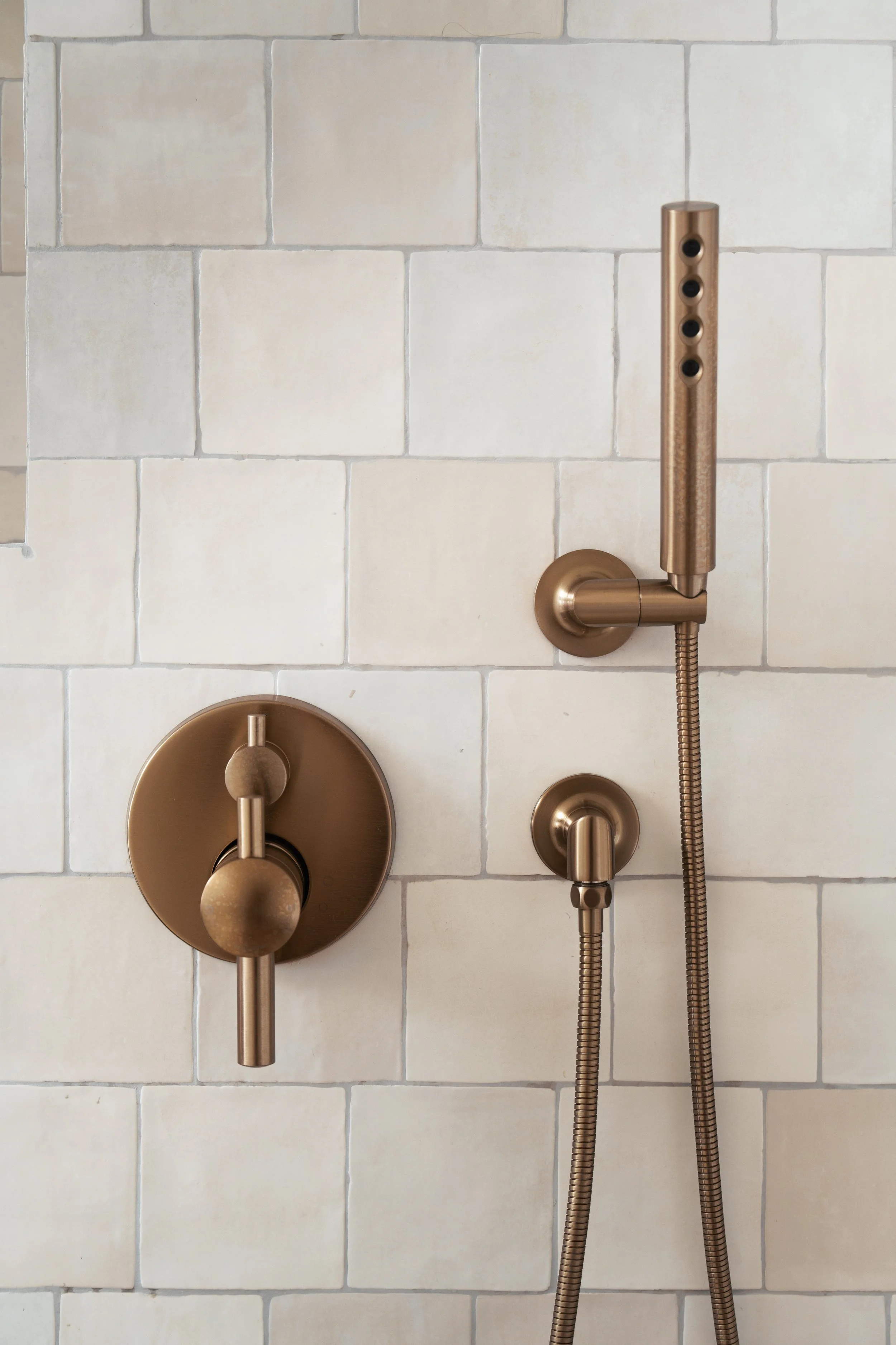 Jonathons Coastal Living interior design custom primary/master bathroom shower remodel in Yorba Linda, Orange County, CA