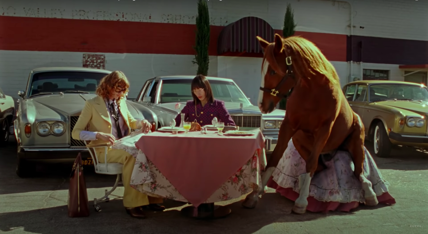 Gucci 'Of Course a Horse' Spring 2020