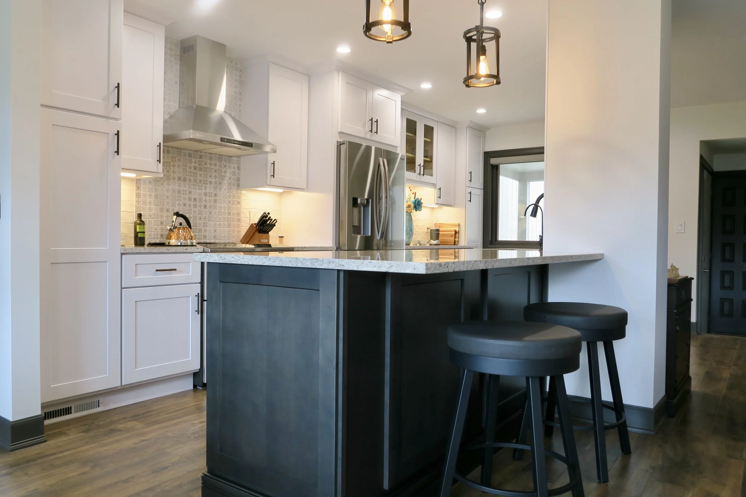 Contemporary Two Tone Kitchen Remodel by Kitchen & Baths By Majestic project photo