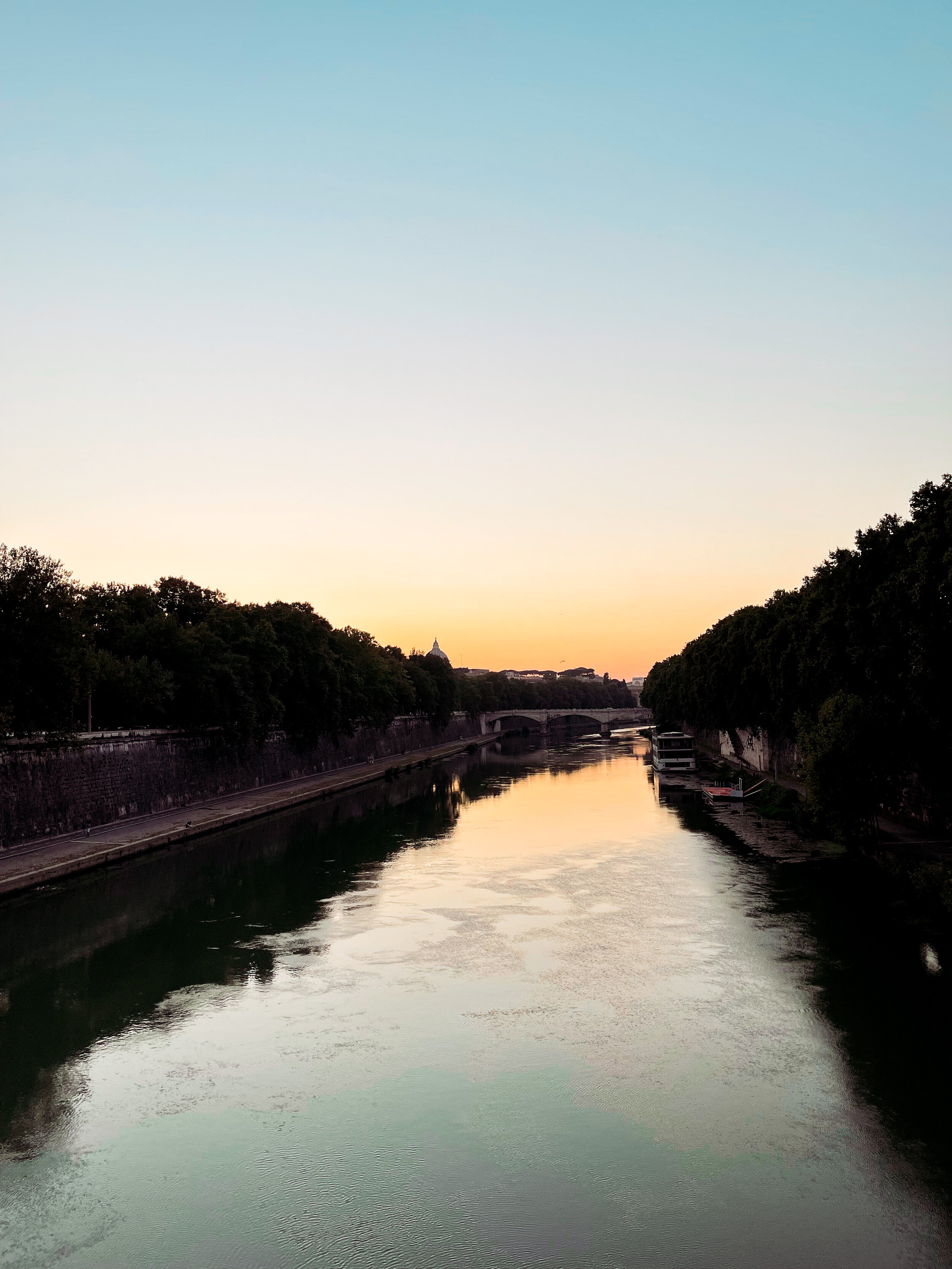 Tiber River at Sunset.JPG