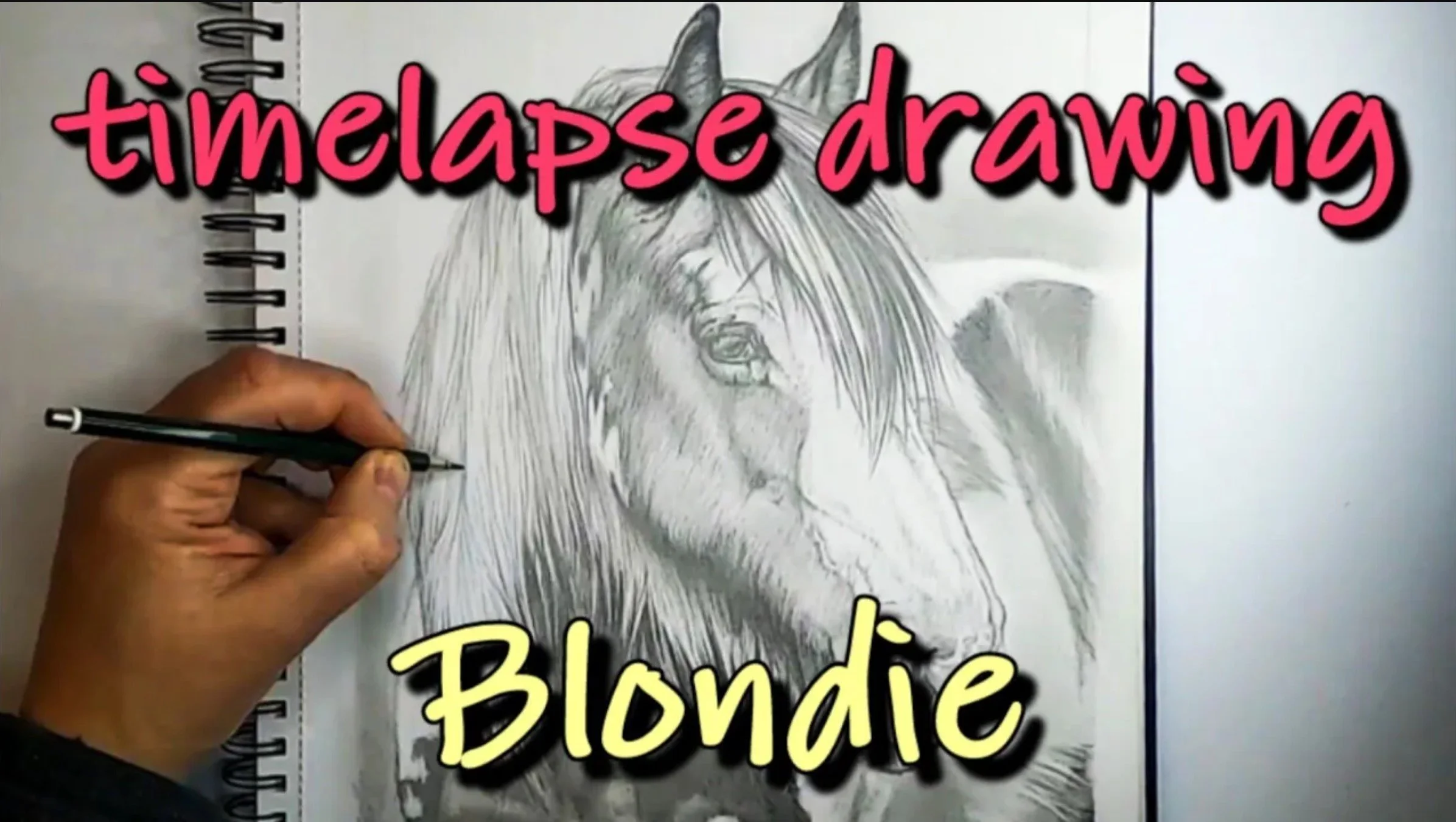 Timelapse of Blondie portrait