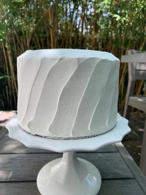 Strawberry whipped cream cake