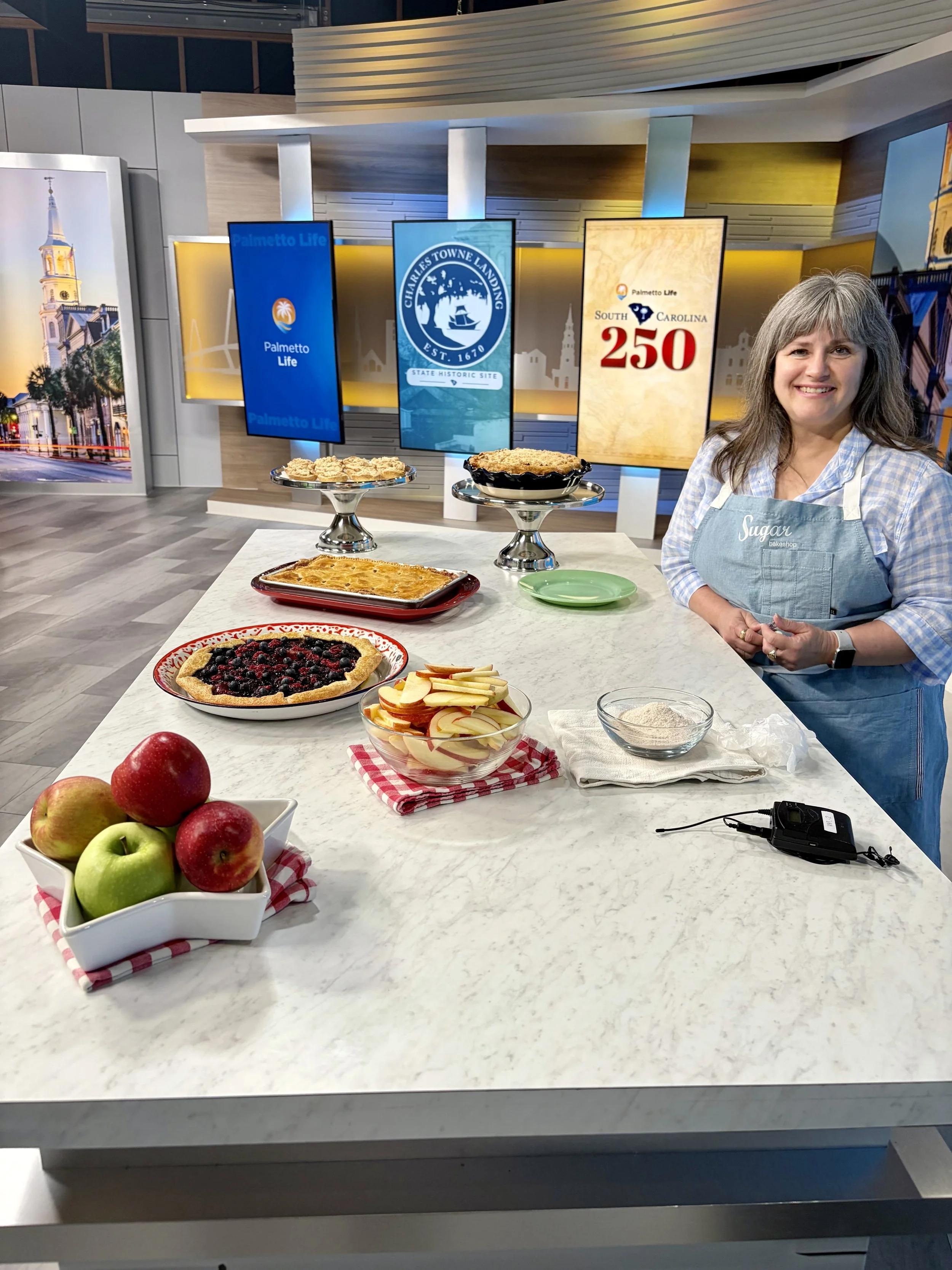 Sugar on the news talkin' pie