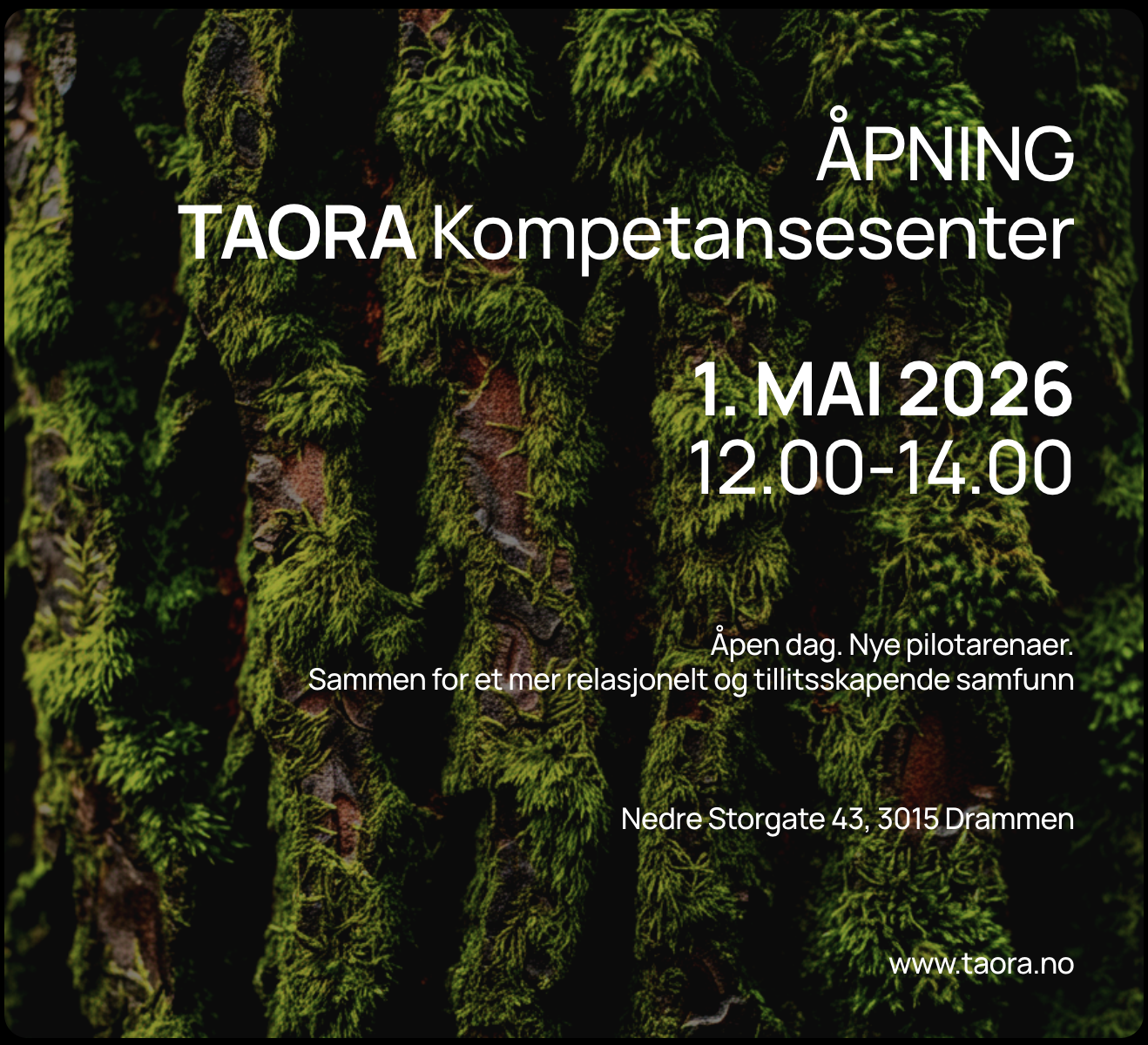 Åpning - TAORA Kompetansesenter