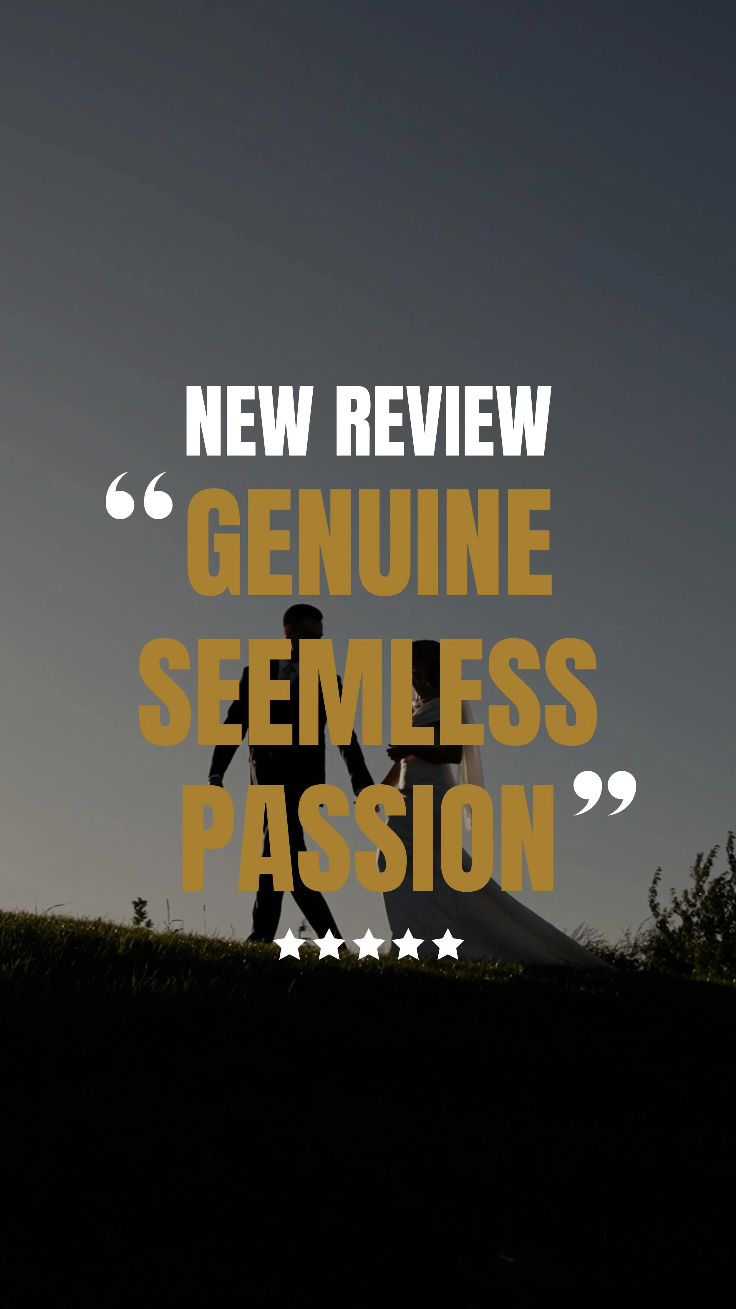 We don’t take it for granted, every single Google review means the absolute world to us.
Your kind words don’t just make our day (and give us all the feels), they also help future couples find us and trust us with one of the biggest day
