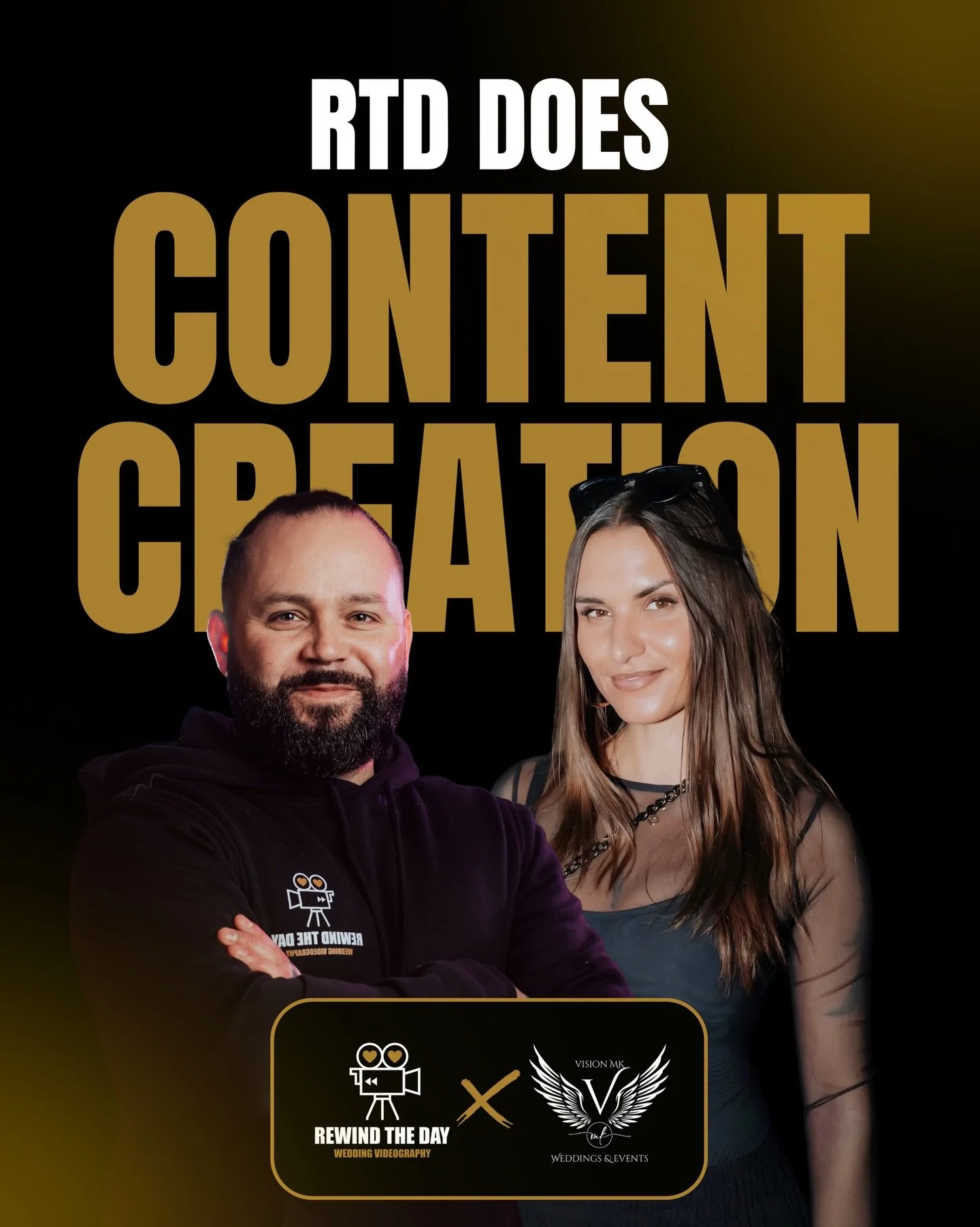 RTD does CONTENT CREATION! Well, kind of&hellip;&hellip;

It&rsquo;s not us running around making reels on your wedding day! We&rsquo;ll still be busy creating those big cinematic masterpiece films you&rsquo;ll watch for years🎥

But we have teamed u