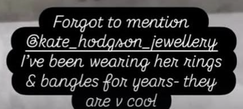 Jo Whiley loves her bangle and ring…