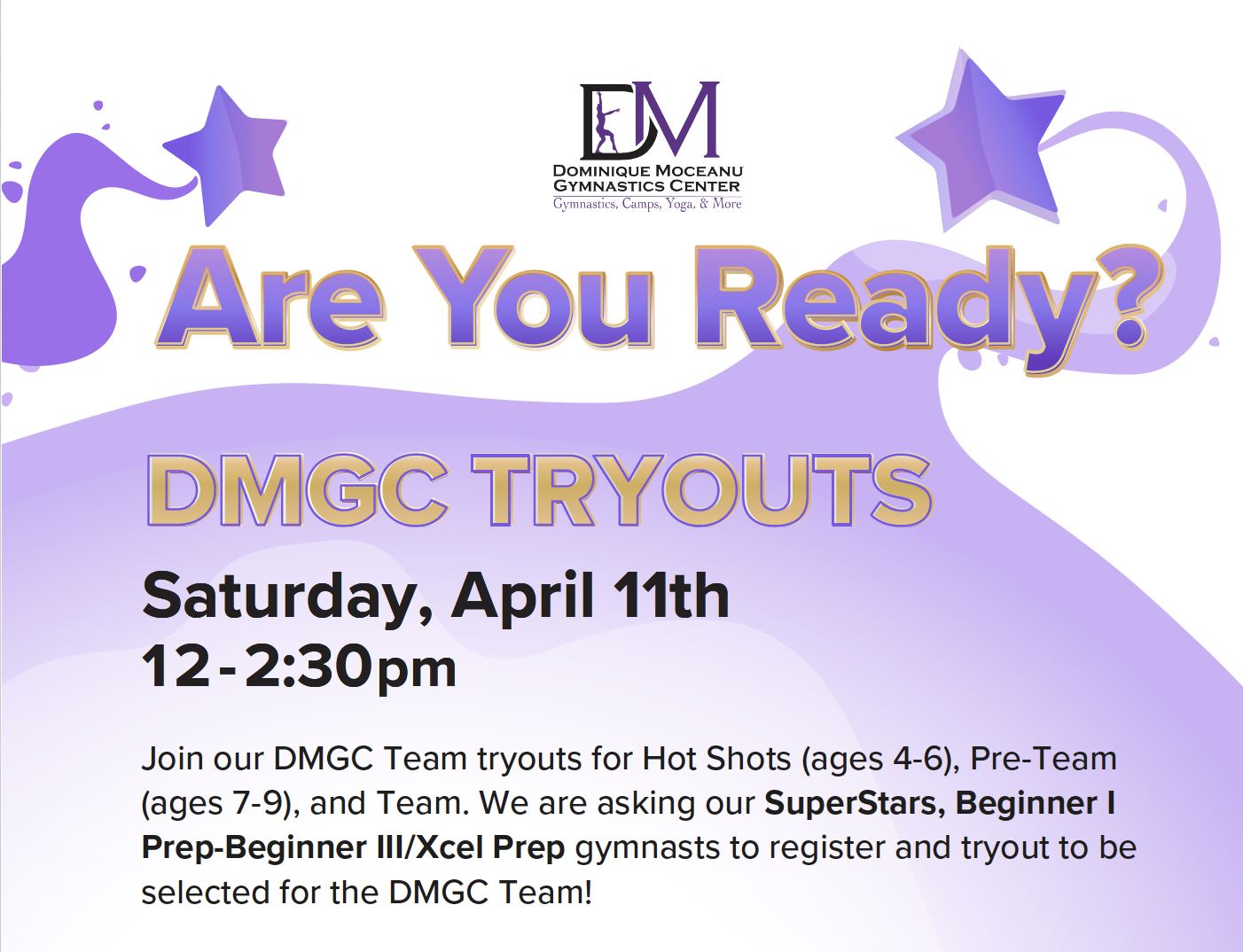 Team Tryouts