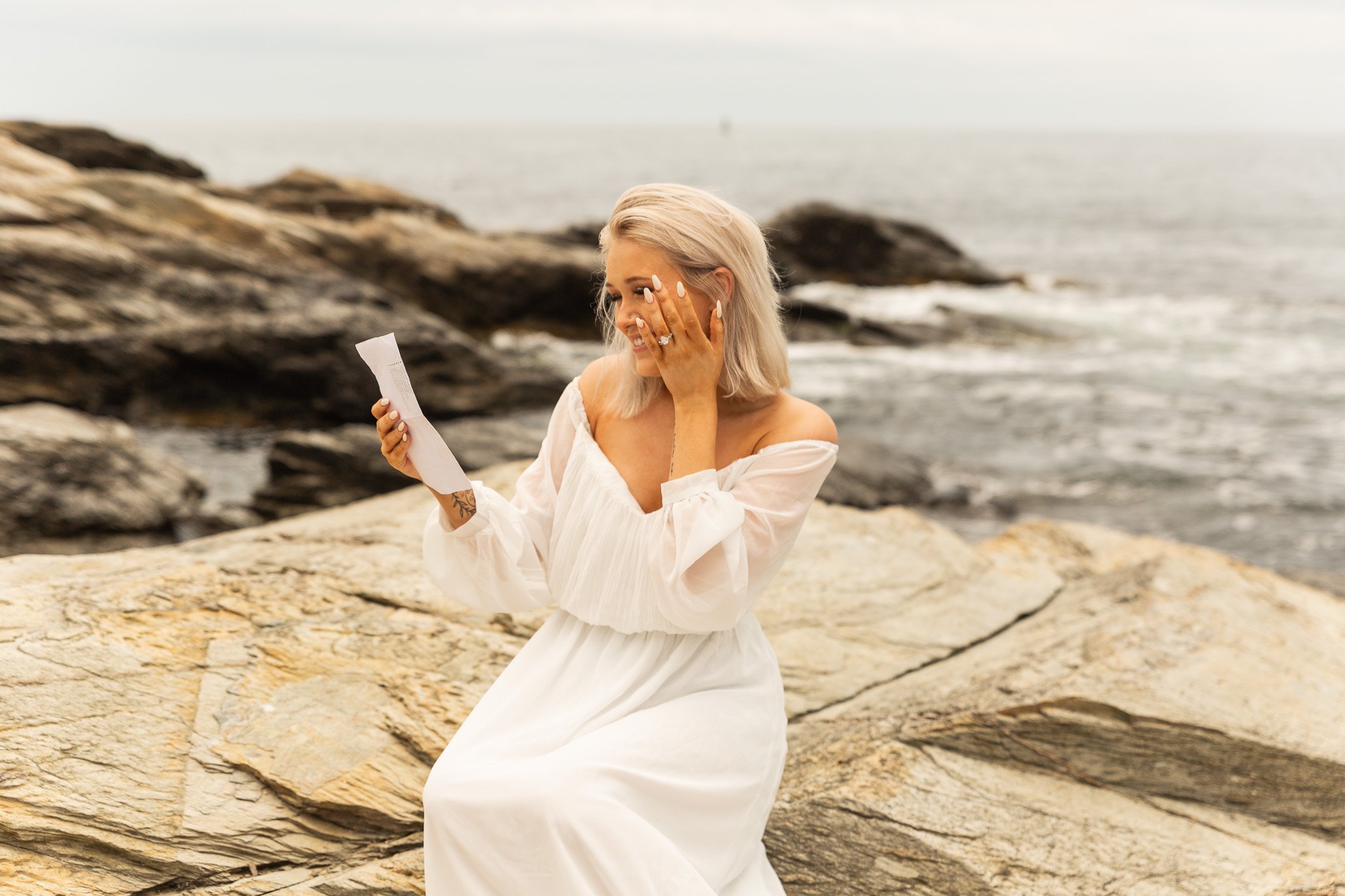 Inspiration for the Bride: Reading a Letter from Your Groom Before the Ceremony