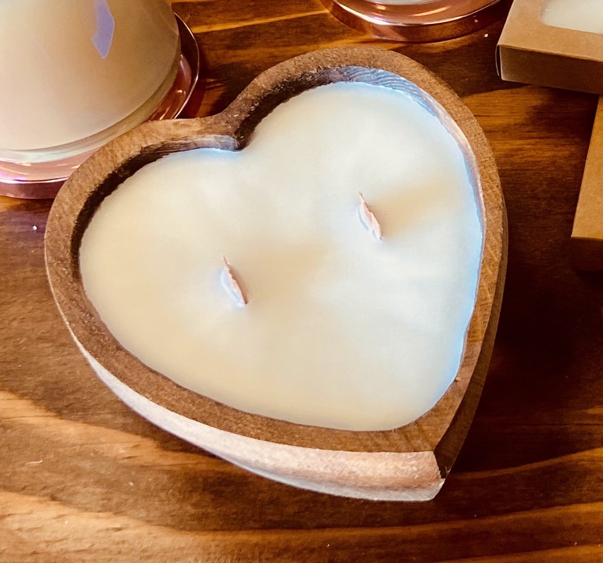 Heart Dough Bowl Coconut Soy Candle - Handpoured - 16 oz — Irish Oaks Ranch  Goat Milk Soap, Lotions and Luxury Candles