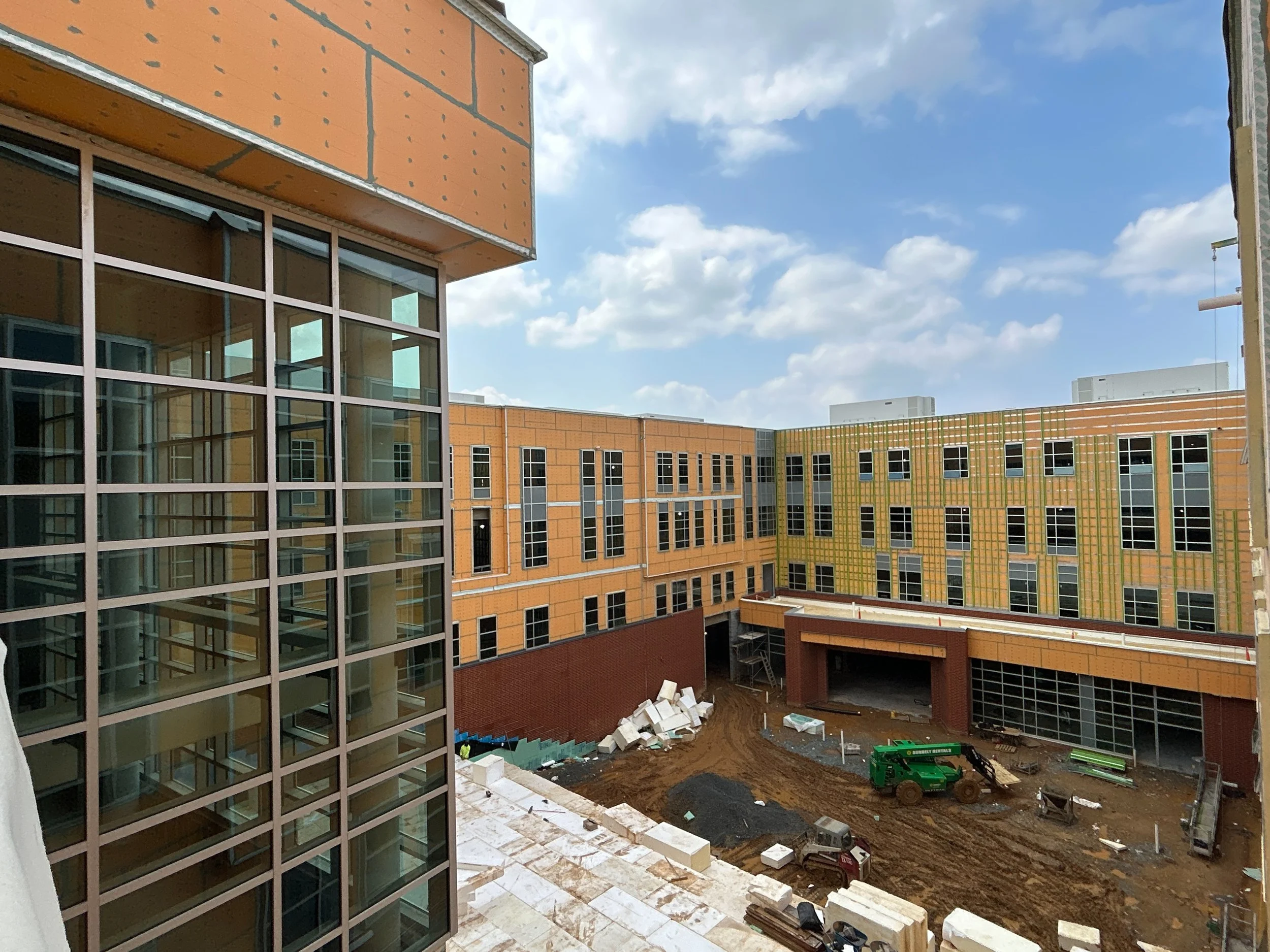 June heat keeps project rolling