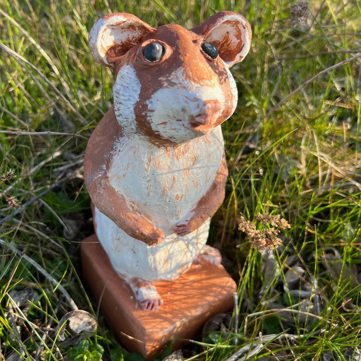 Wildhamster, Keramik, Steinzeug, Engobe
#ceramicsculpture #keramikskulptur #keramikwerkstatt #tonliebe #claylove #pottery #tierskulpturen #tierskulptur #keramikskulpturen #tierplastik #tierplastiken #tonplastik #pottery_lovers #potterysculpture #pott