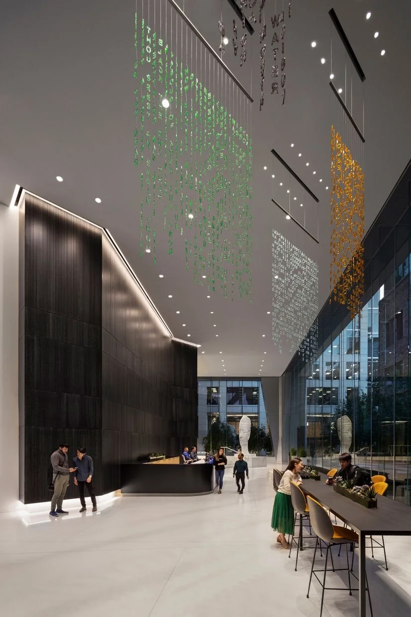 Rendering of ground level Commercial Lobby. Courtesy of Jay Paul Company