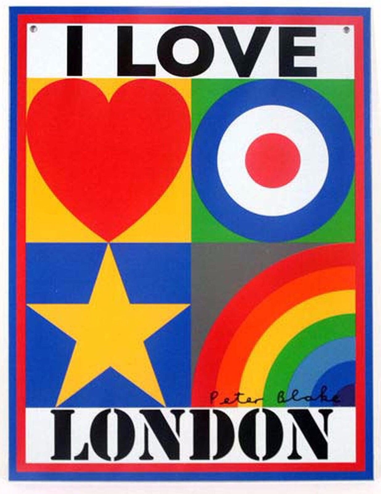 'I Love London' by Peter Blake