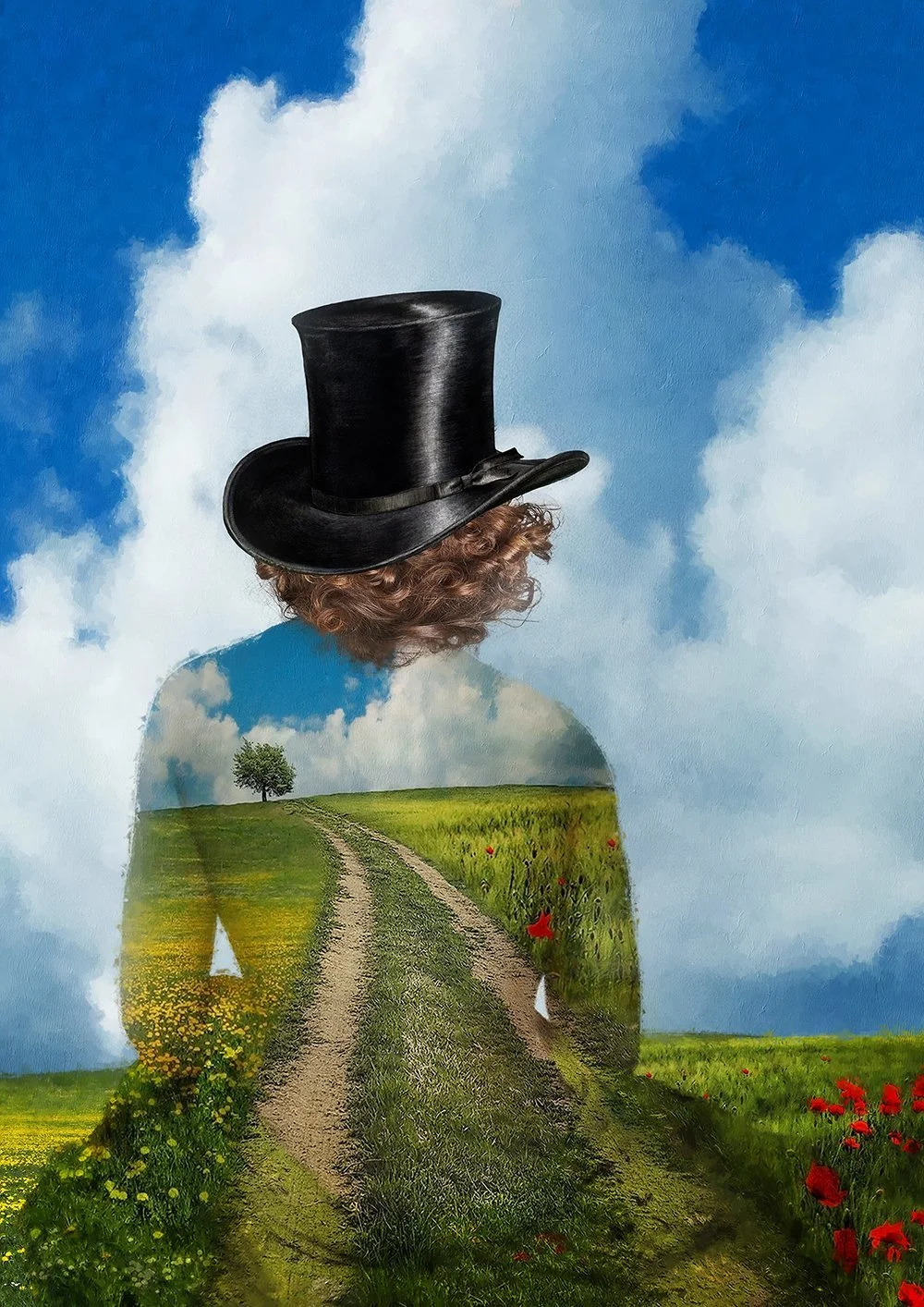 Back Portrait With A Tree